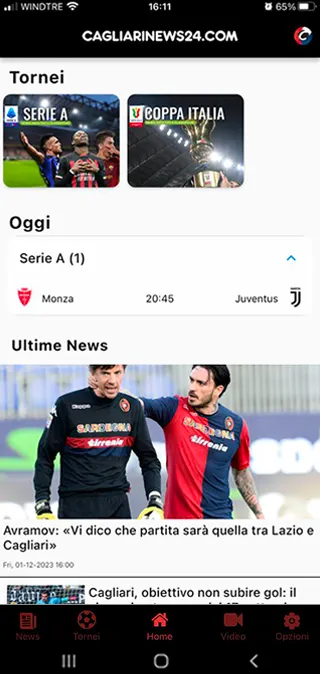 Cagliarinews24 | Indus Appstore | Screenshot