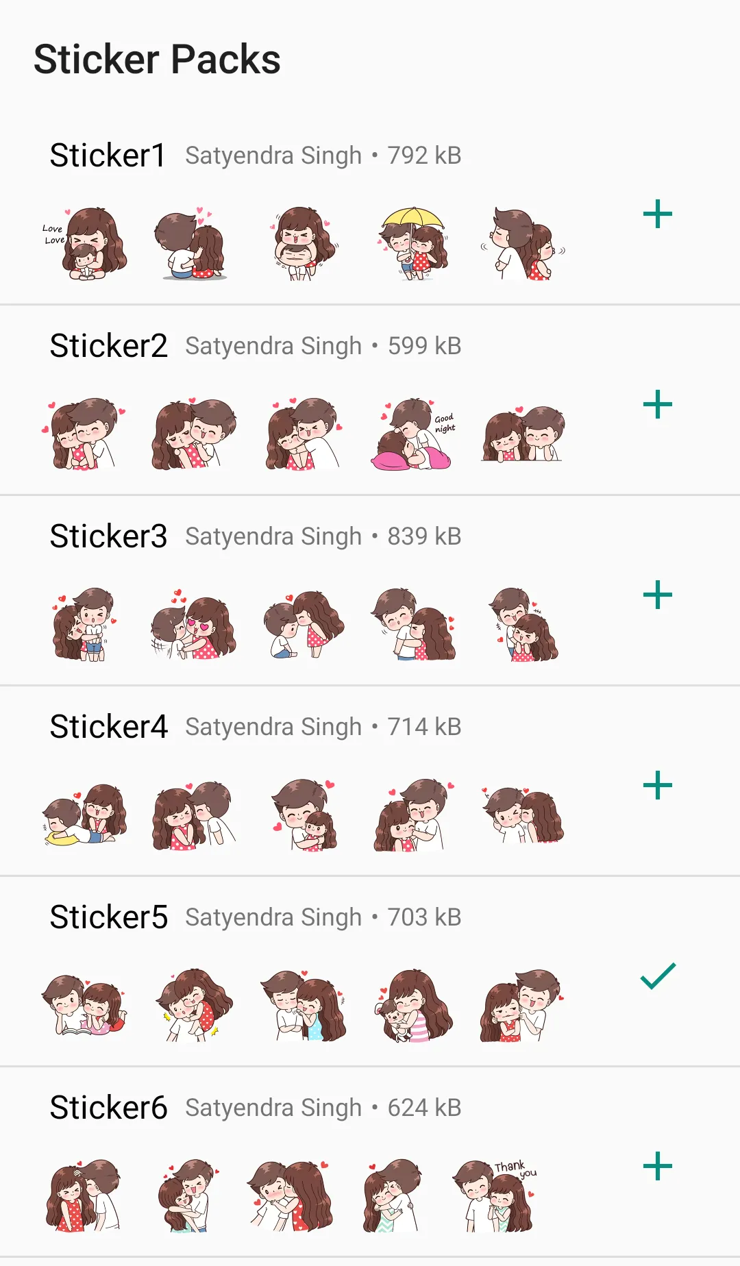 Love Stickers for Whatsapp | Indus Appstore | Screenshot