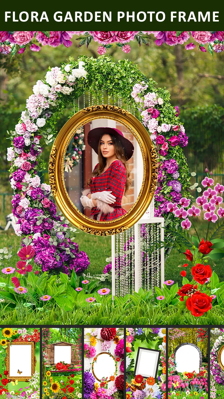 Floral Garden Photo Editor | Indus Appstore | Screenshot