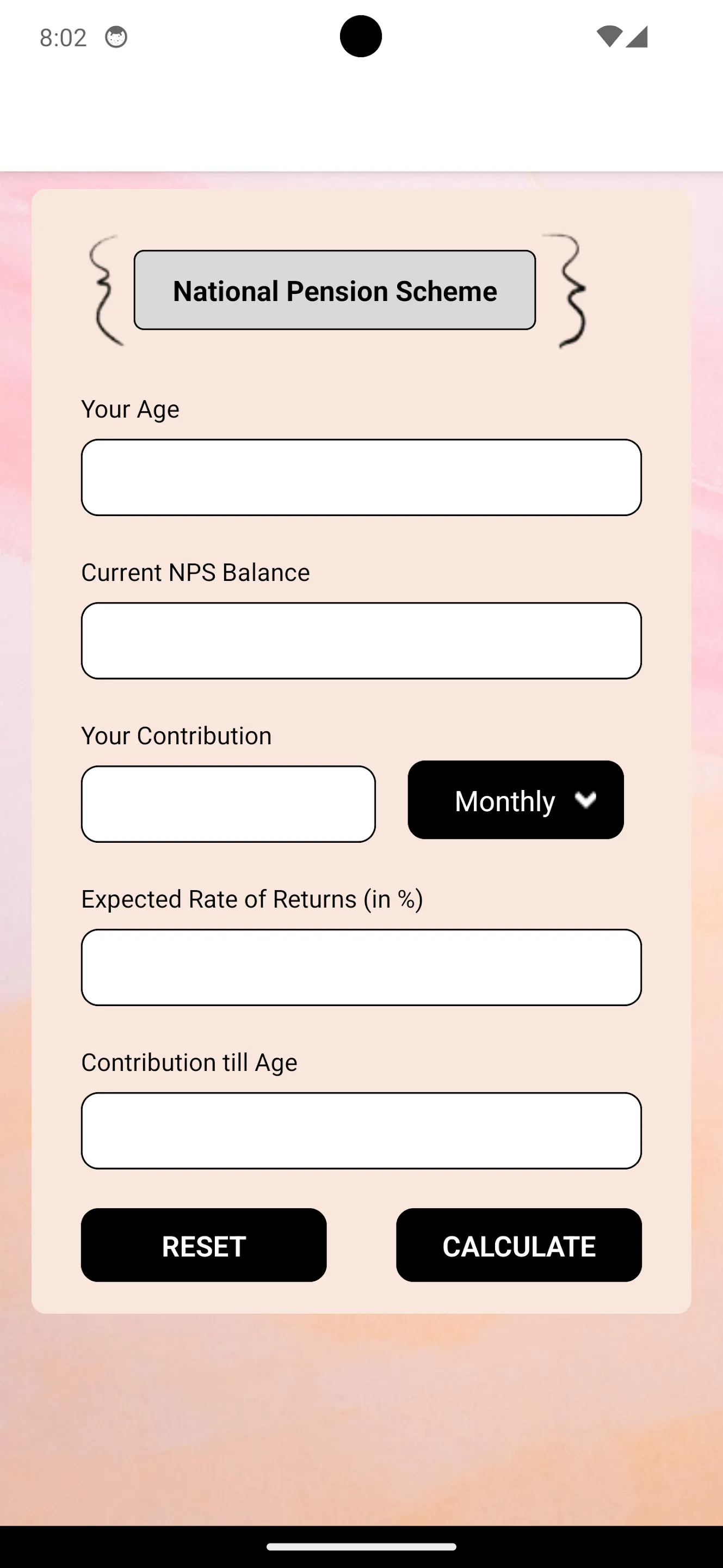 NPS Calculator | Indus Appstore | Screenshot