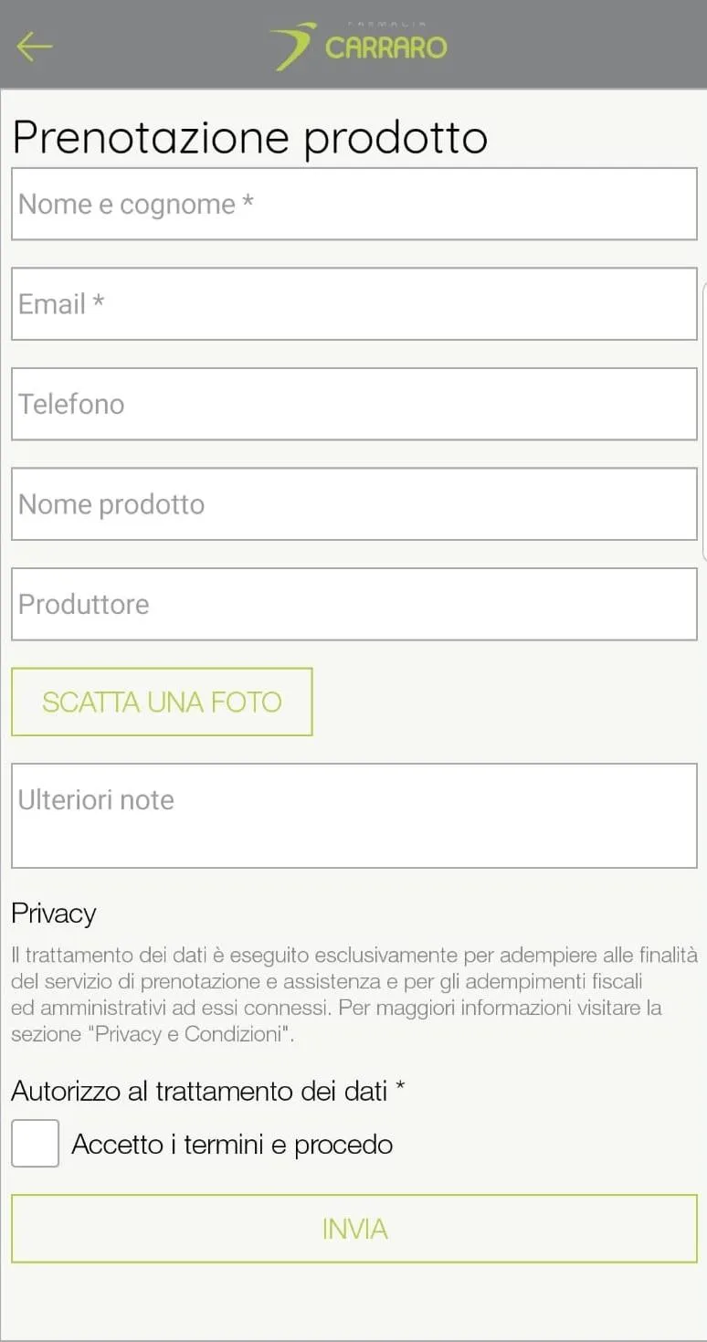 Farmacia Carraro | Indus Appstore | Screenshot