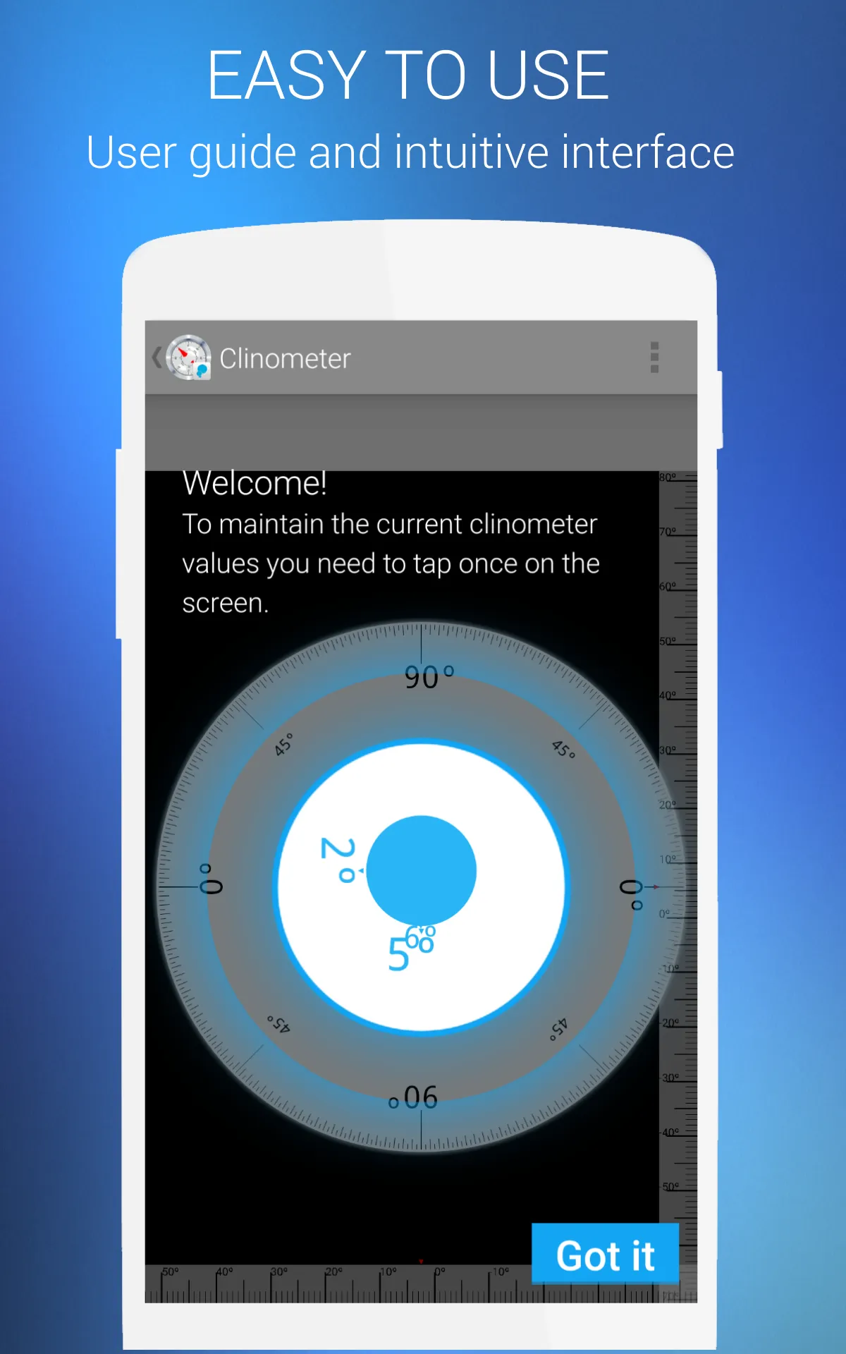 Clinometer - Bubble Level | Indus Appstore | Screenshot