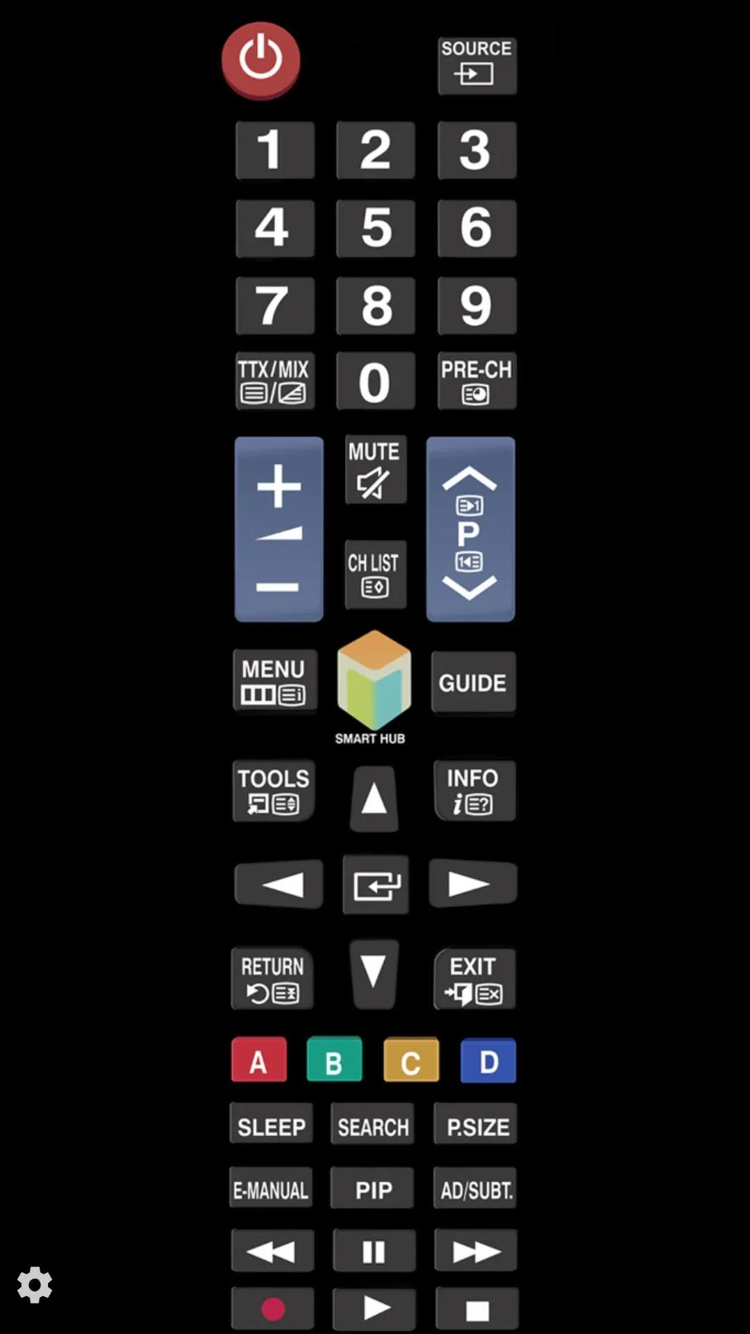 TV (Samsung) Remote Control | Indus Appstore | Screenshot