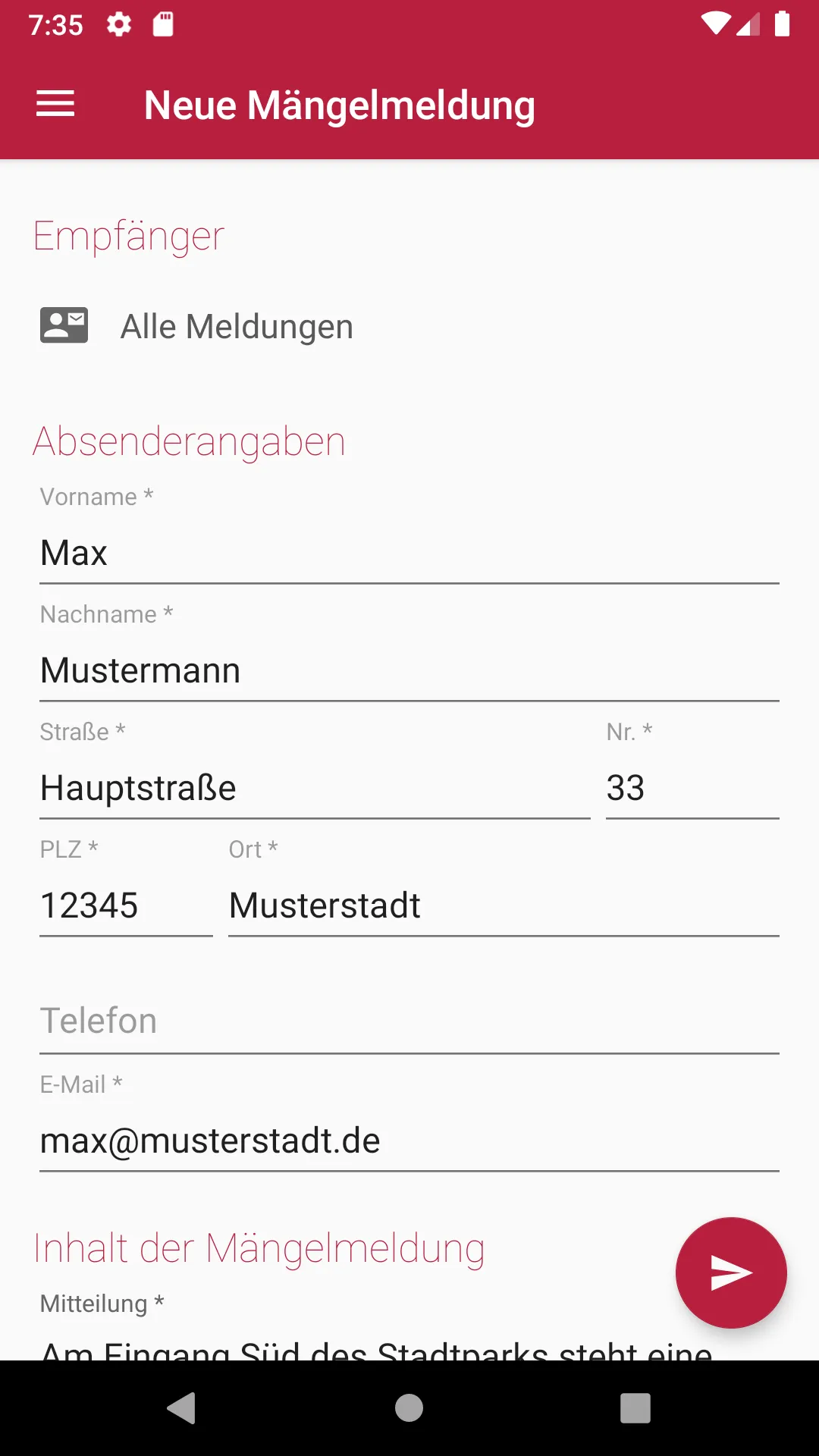 Kümmer-App Cloppenburg | Indus Appstore | Screenshot