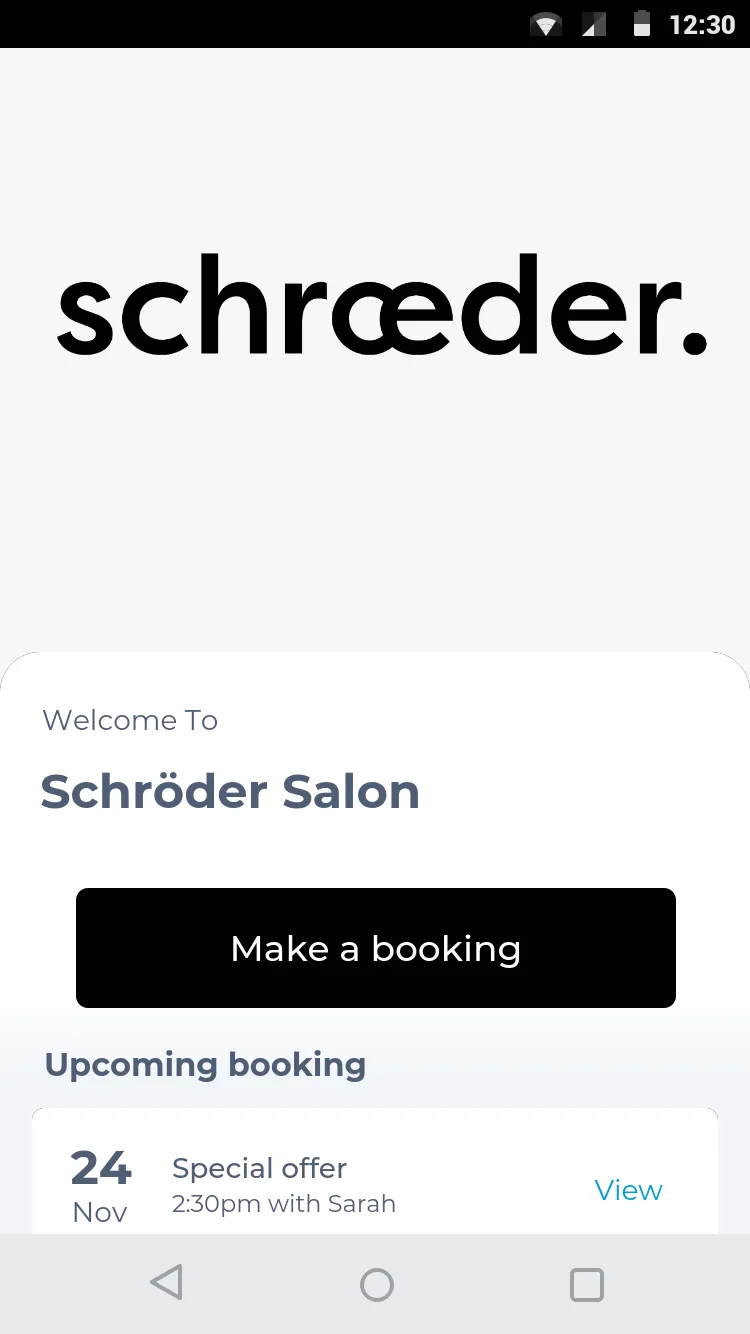 Schröder Salon | Indus Appstore | Screenshot