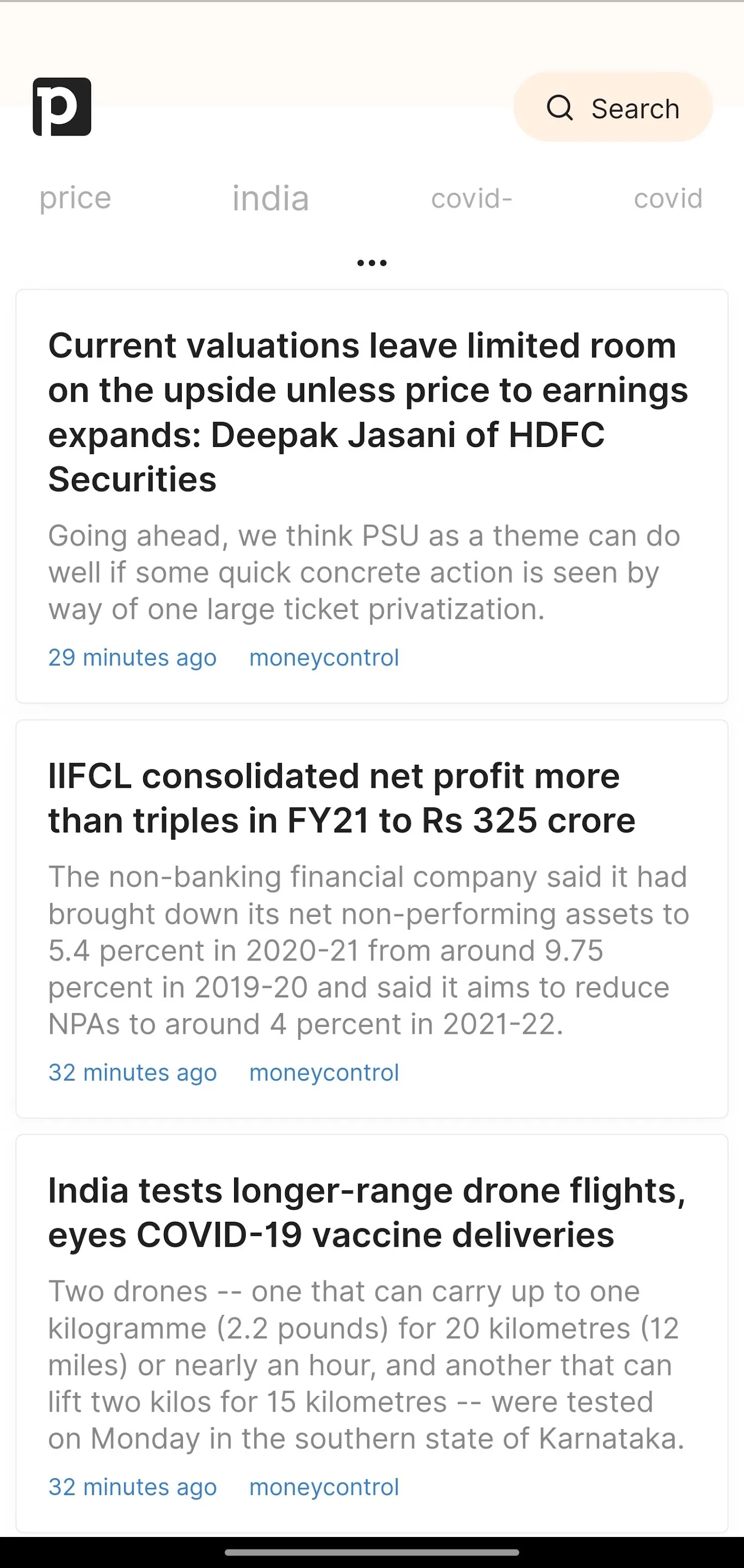 Zerodha Pulse - Finance news | Indus Appstore | Screenshot