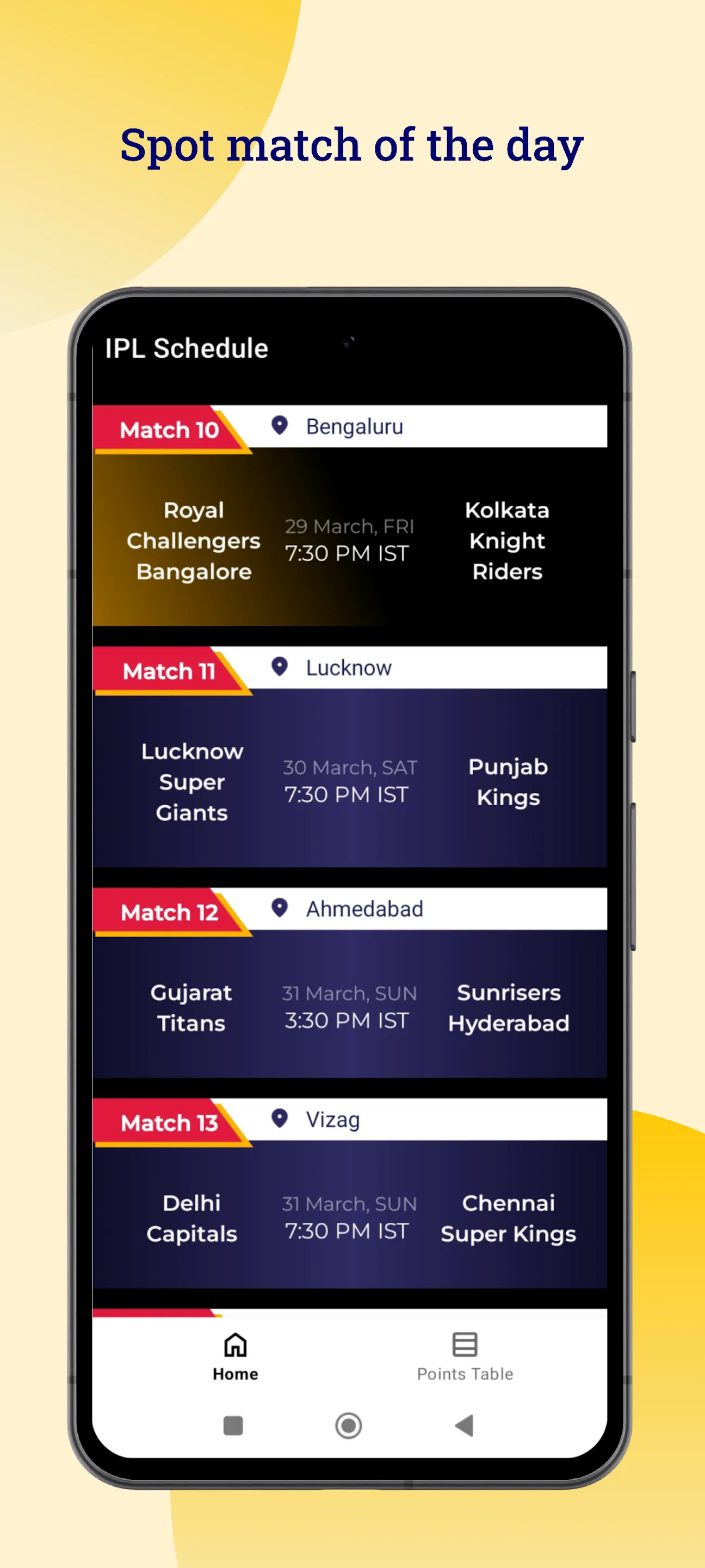 IPL Schedule 2024 | Indus Appstore | Screenshot