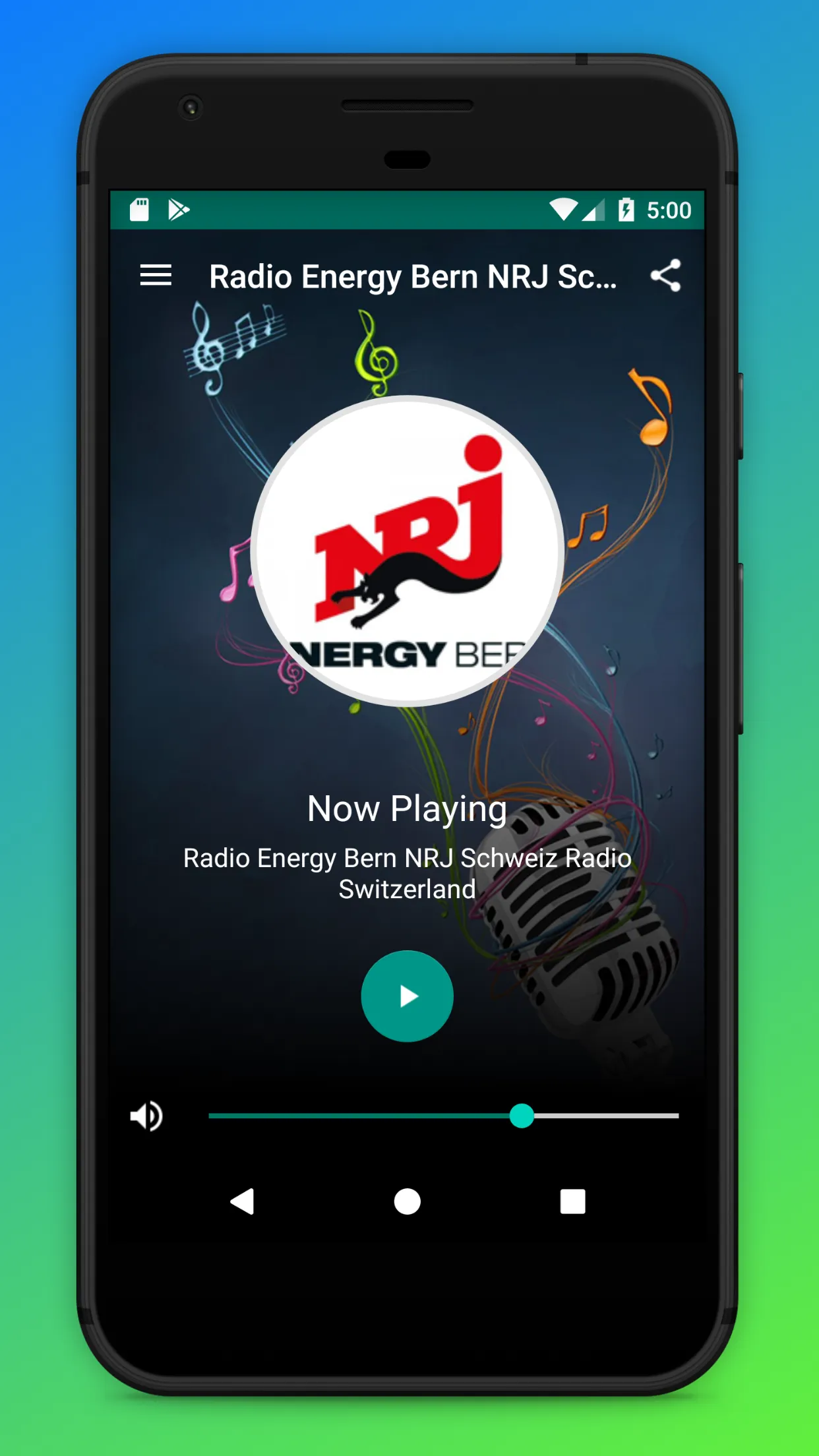 Radio Energy Bern NRJ Schweiz | Indus Appstore | Screenshot