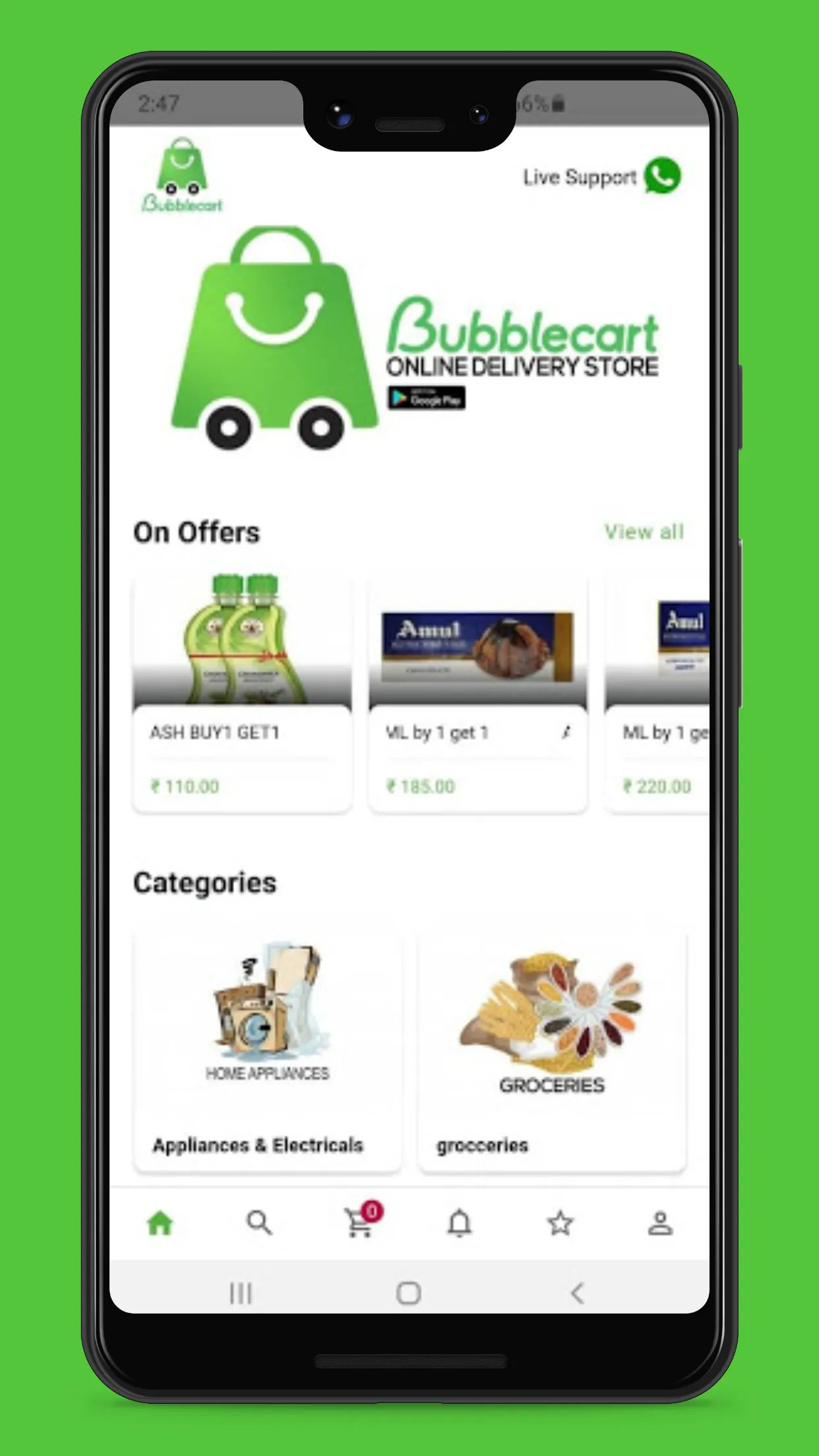 Bubble Cart | Indus Appstore | Screenshot