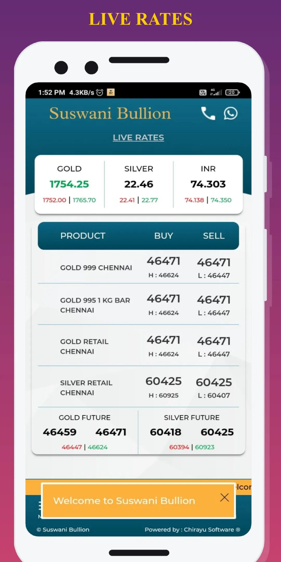 Suswani Bullion | Indus Appstore | Screenshot