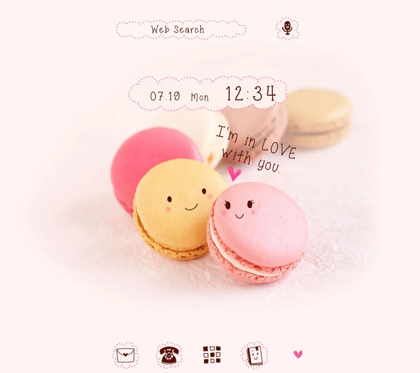 Wallpaper-Macaron Crescent- | Indus Appstore | Screenshot