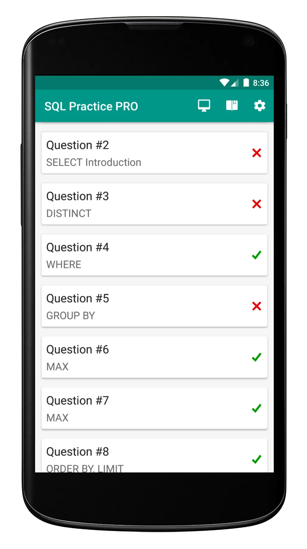 SQL Practice PRO - Learn DBs | Indus Appstore | Screenshot