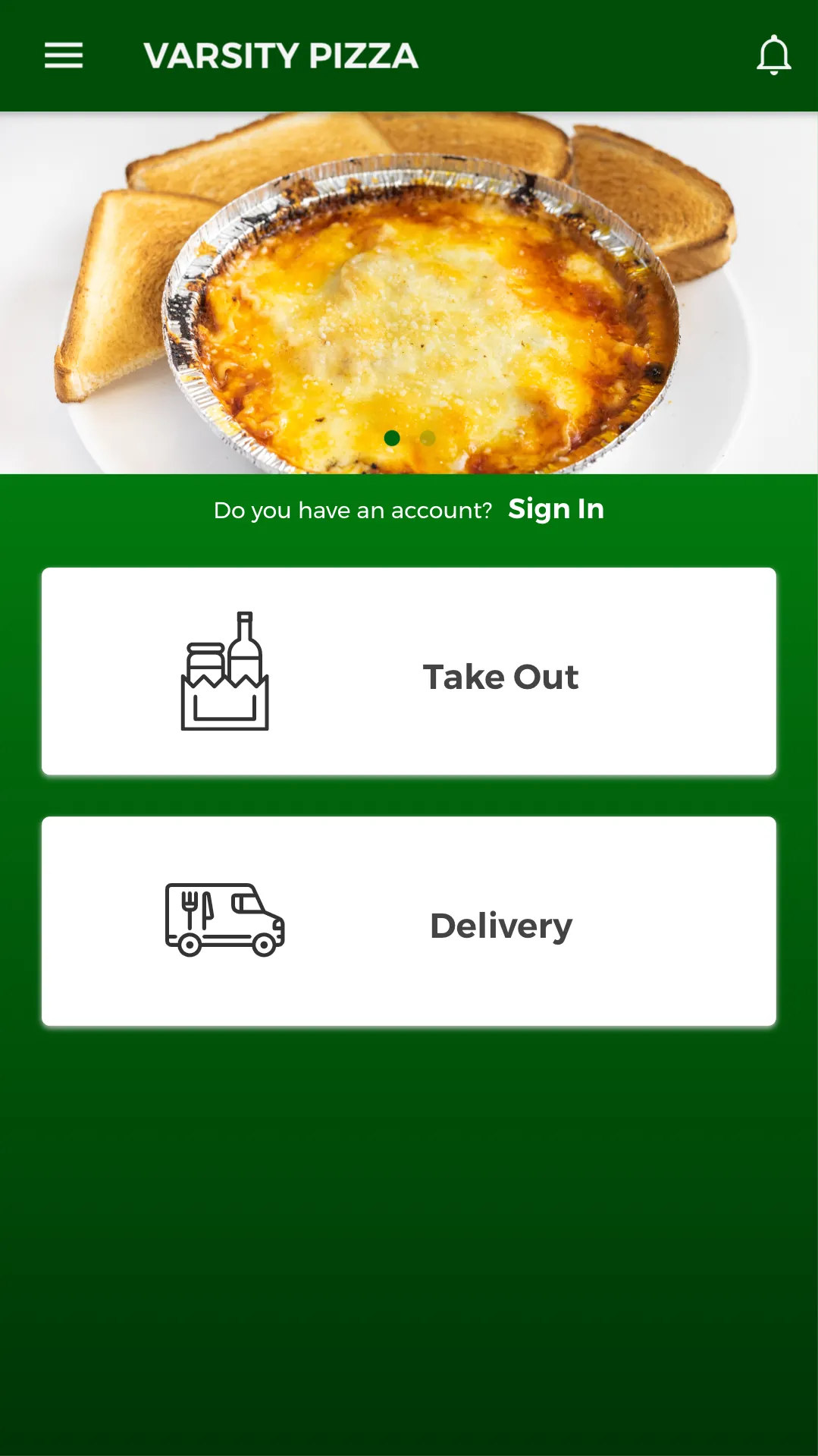 VARSITY PIZZA | Indus Appstore | Screenshot