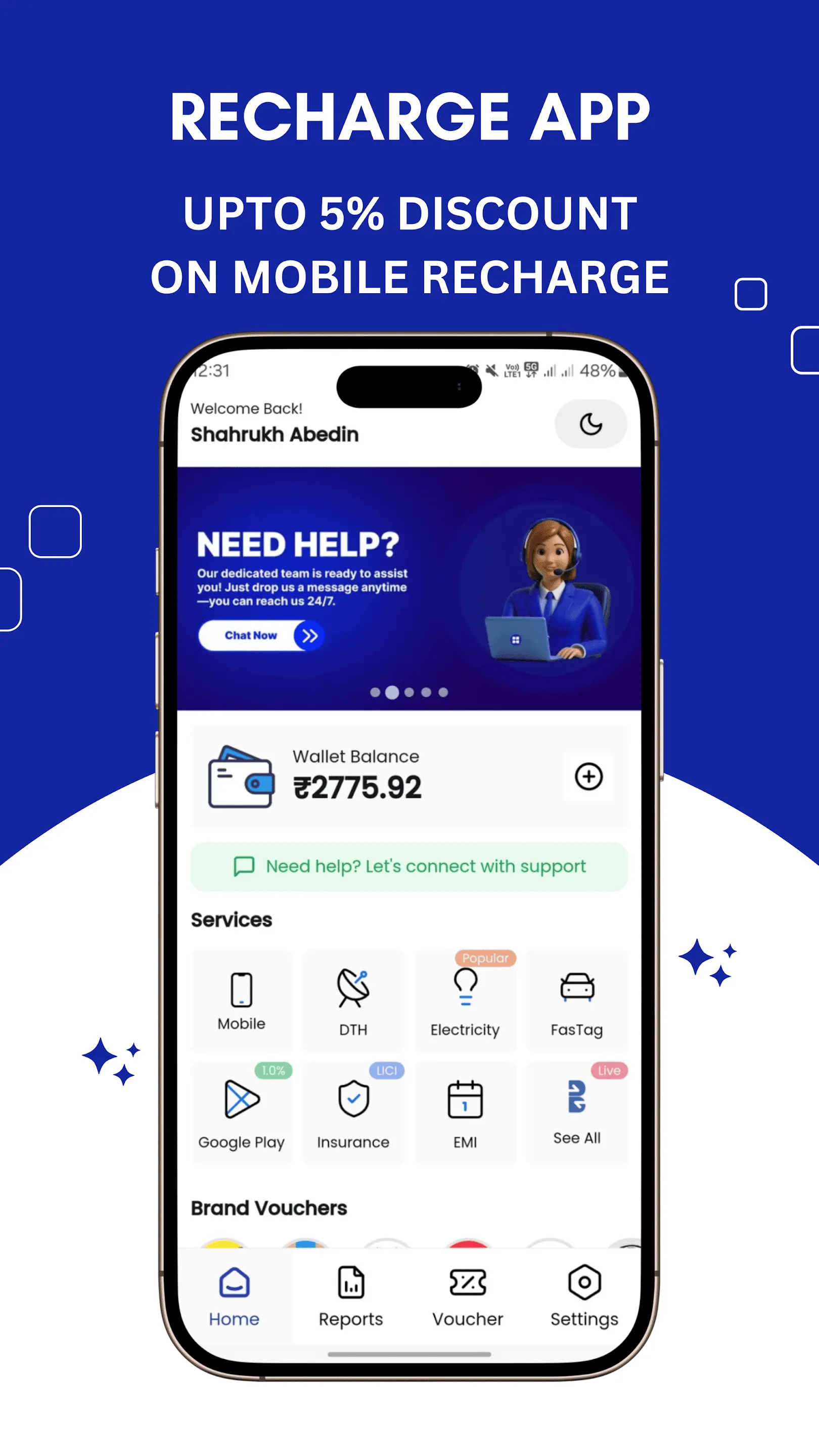 BillHub: Recharge App | Indus Appstore | Screenshot