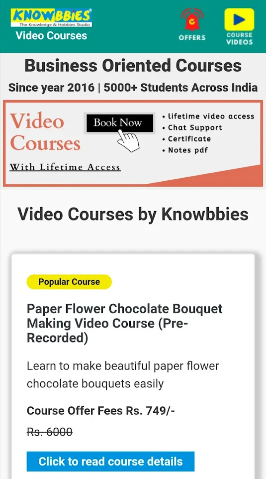 Knowbbies - Video Courses | Indus Appstore | Screenshot