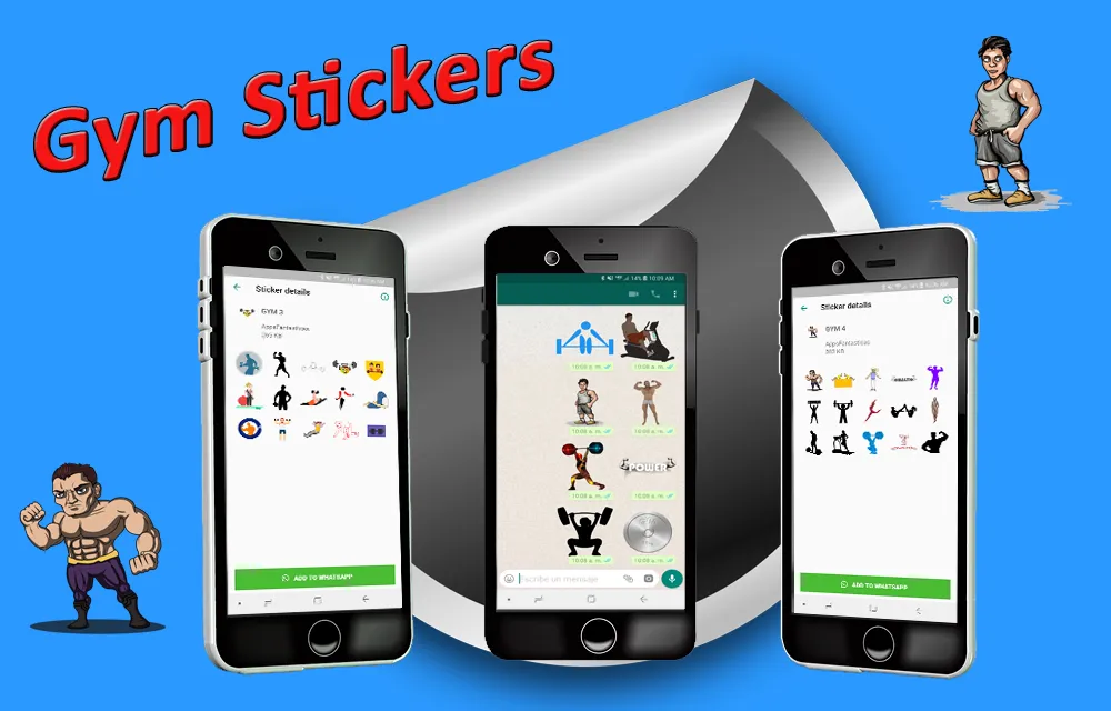 Gym Stickers for WAStickerApps | Indus Appstore | Screenshot