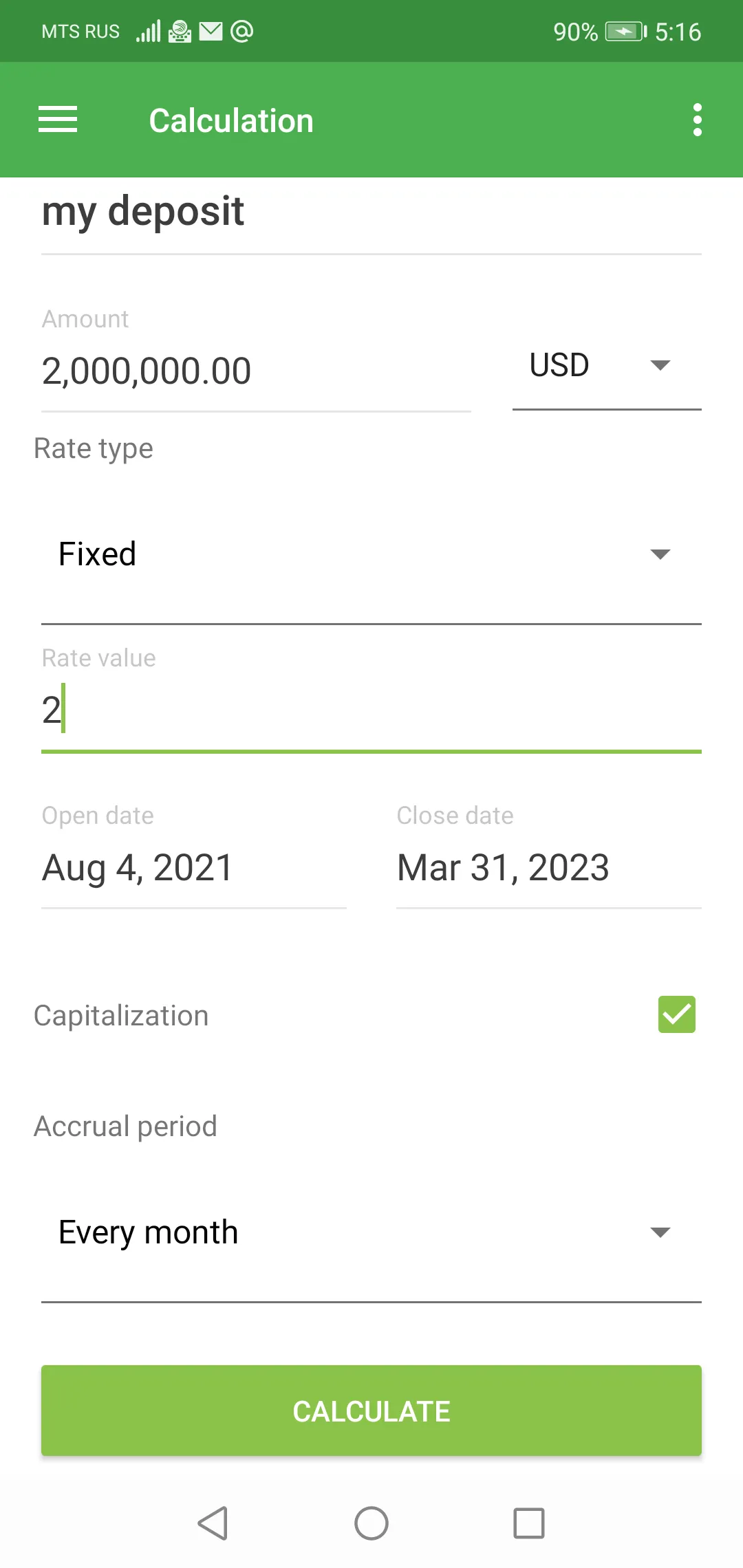 Fixed Deposit calculator PRO | Indus Appstore | Screenshot