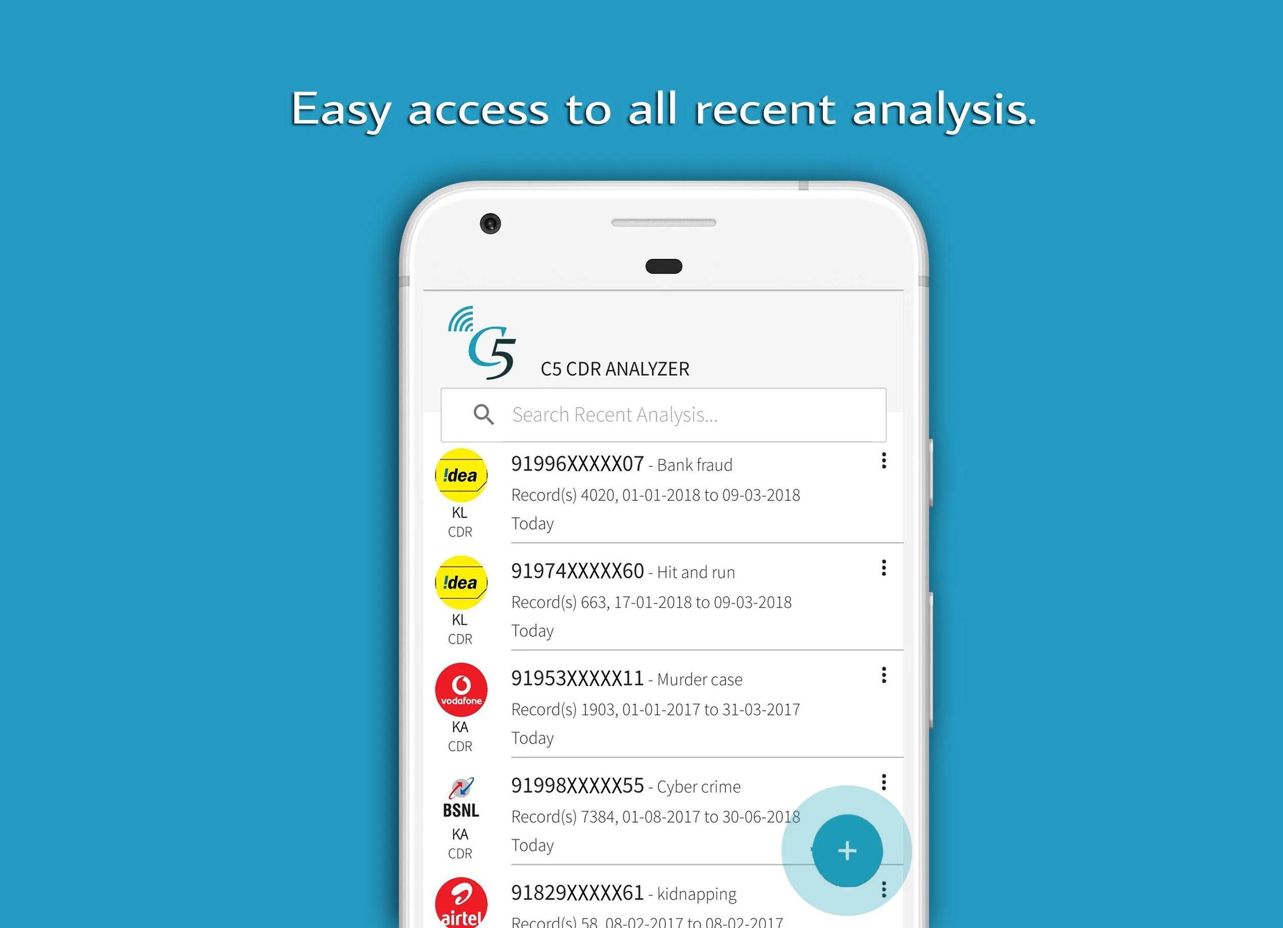 C5 CDR Analyzer | Indus Appstore | Screenshot