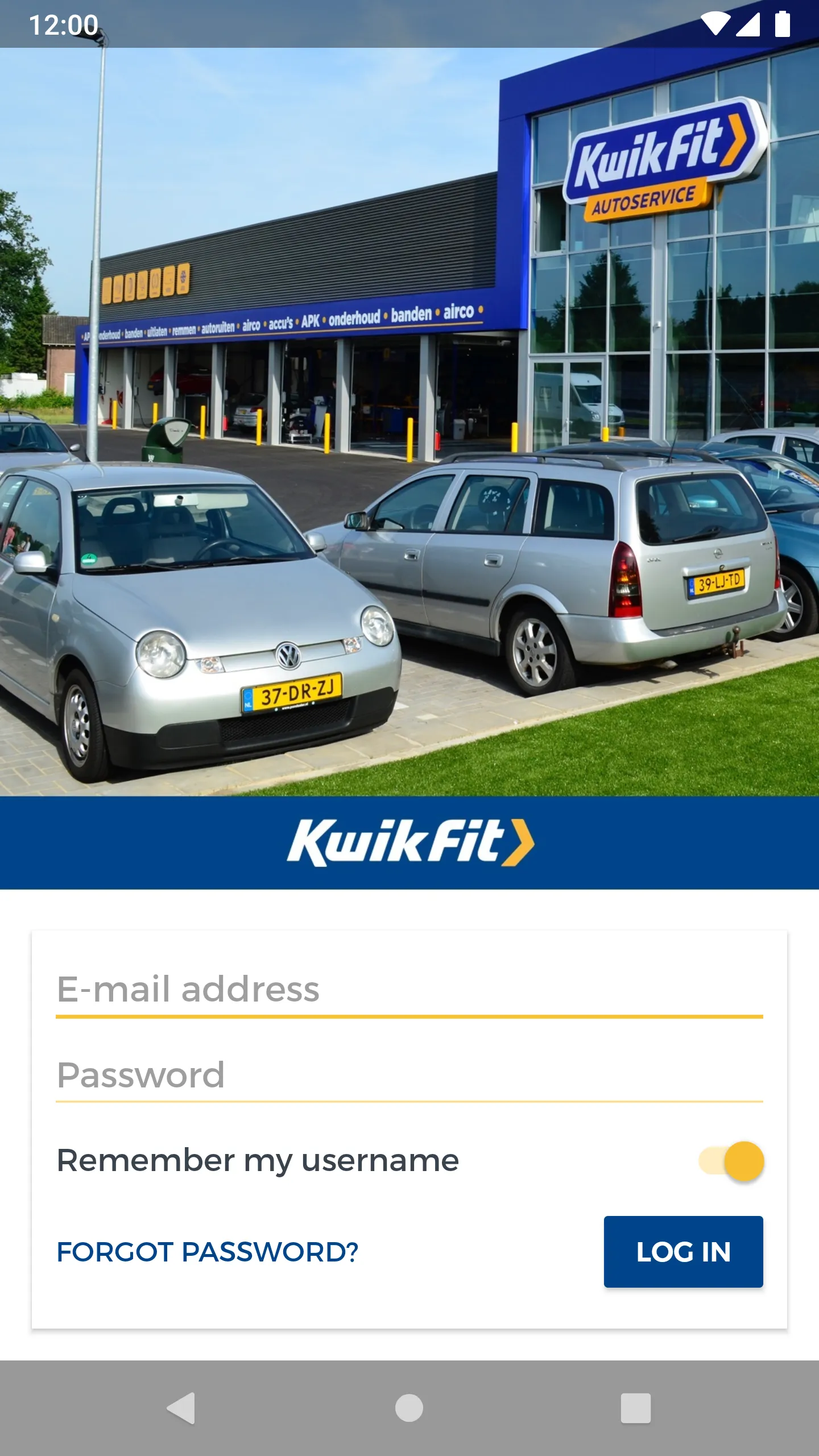 KwikFit (medewerkers) | Indus Appstore | Screenshot