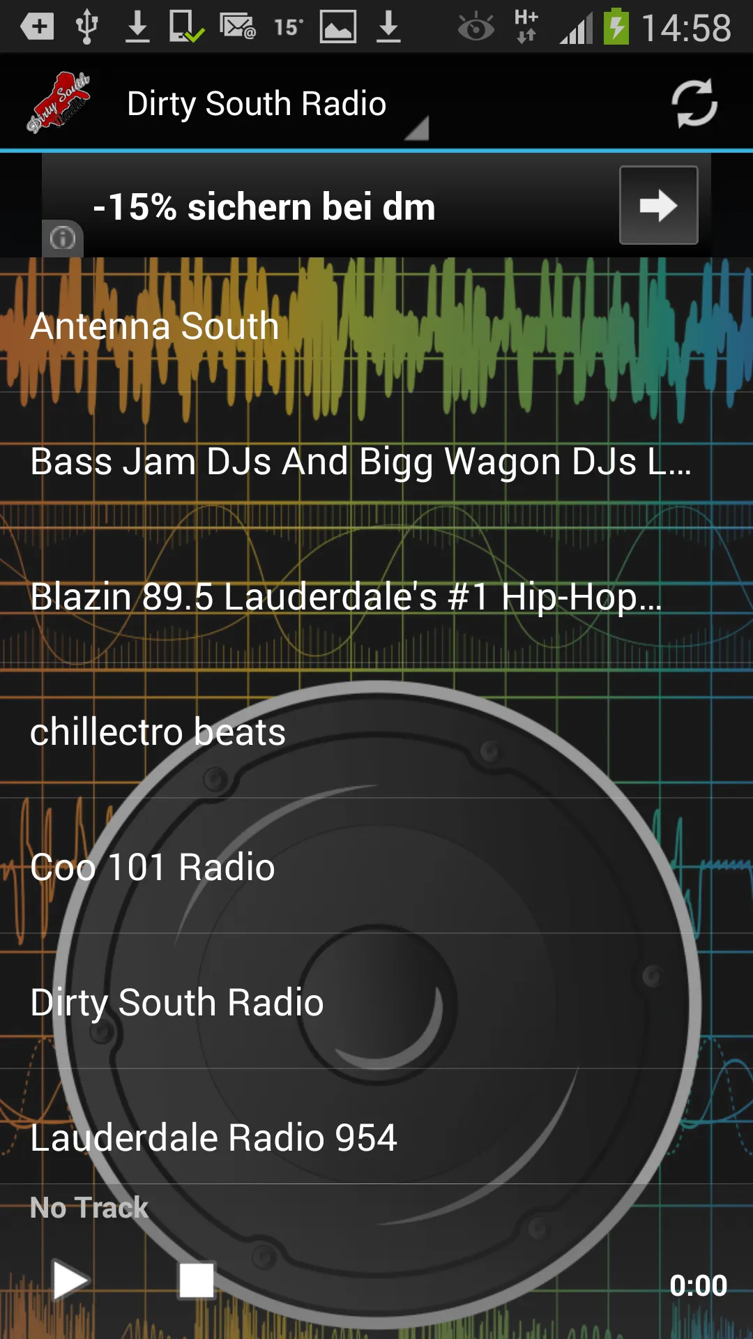 Dirty South Radio Stations | Indus Appstore | Screenshot