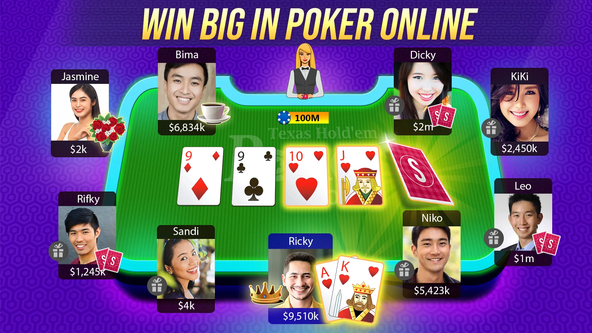 Texas Holdem Poker Online | Indus Appstore | Screenshot