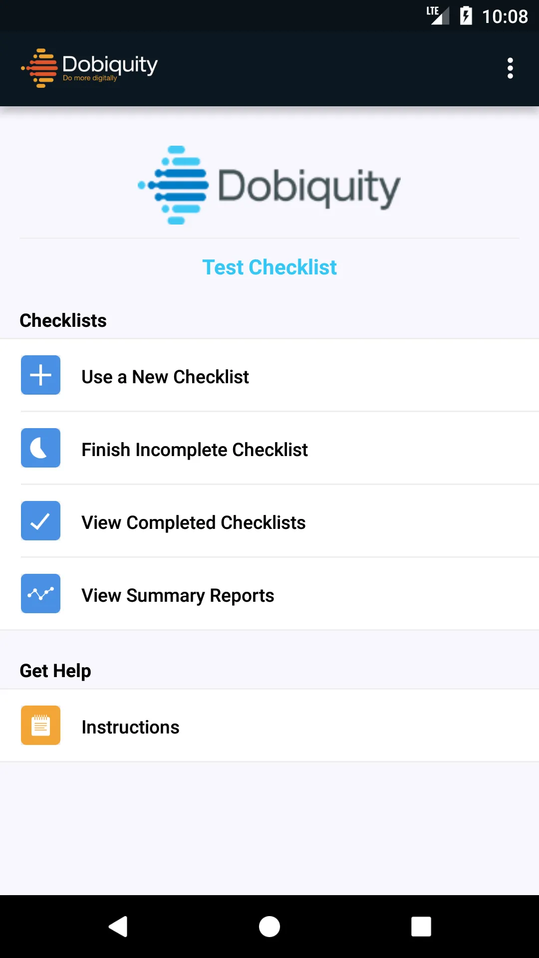 Dobiquity: Checklist App | Indus Appstore | Screenshot