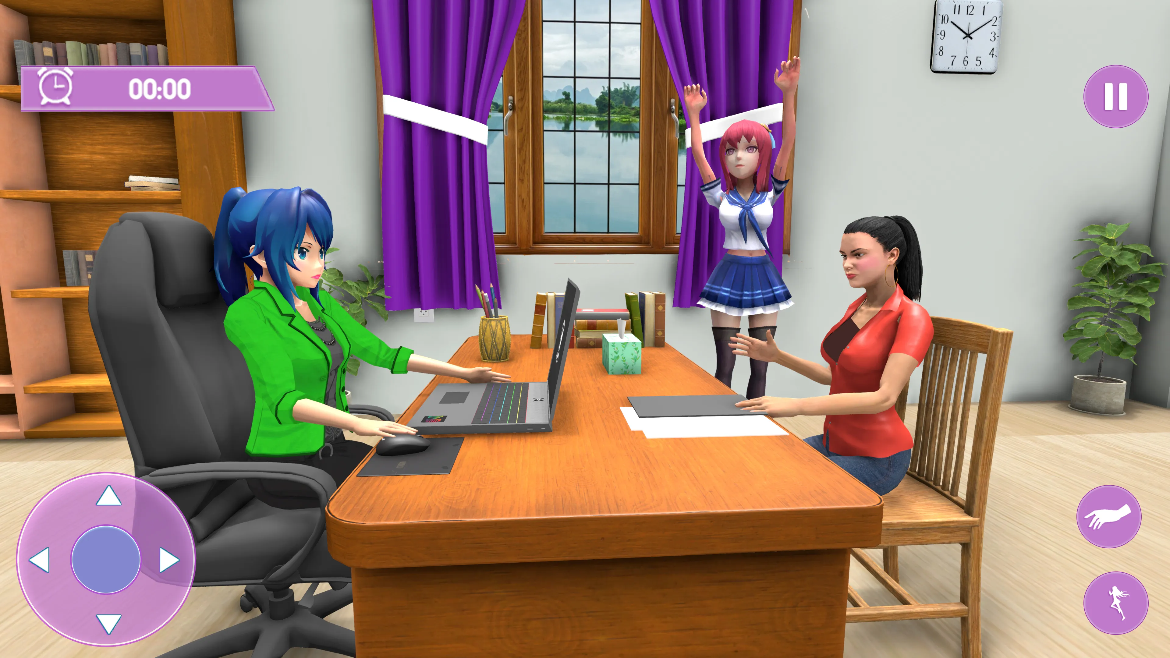 School Girl Anime Simulator | Indus Appstore | Screenshot