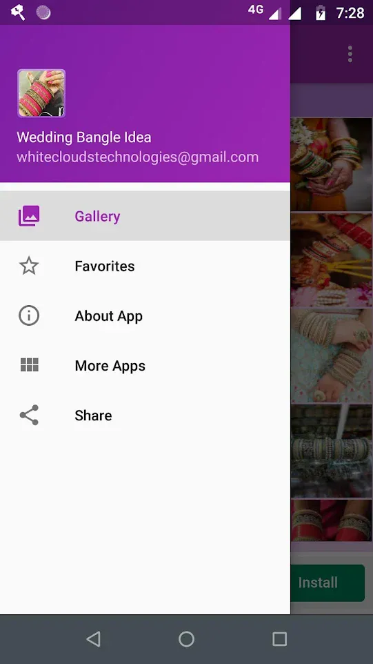 Wedding Bangle Idea Gallery | Indus Appstore | Screenshot