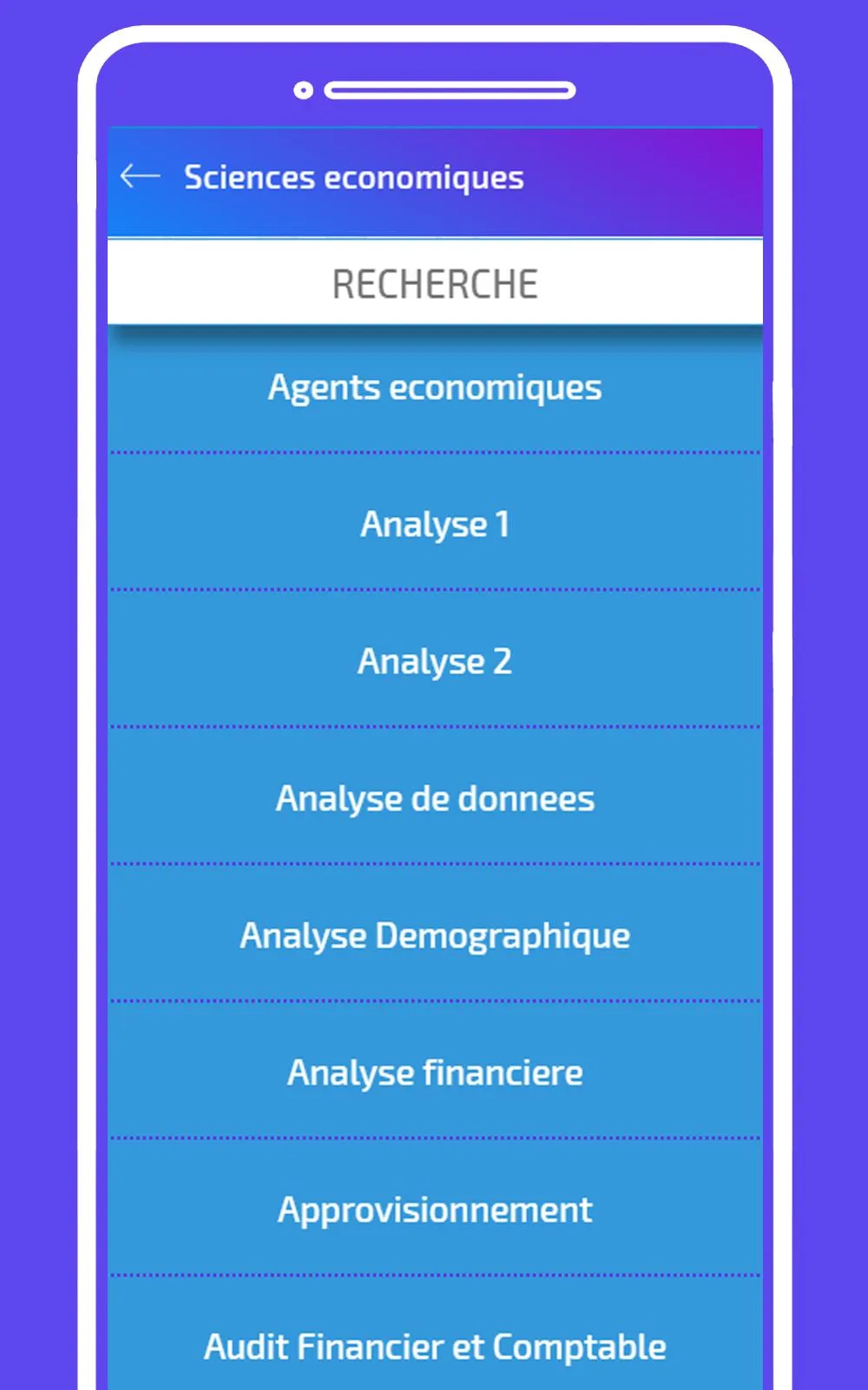 Sciences economiques | Indus Appstore | Screenshot