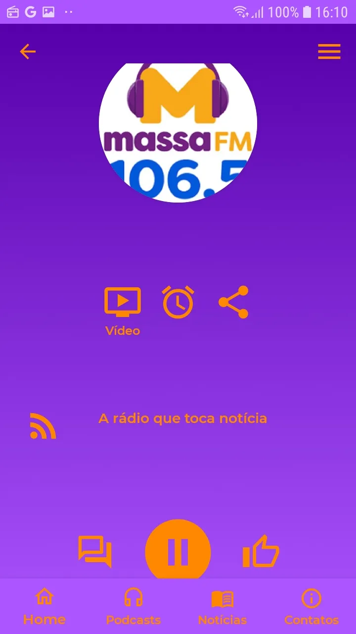 Massa FM 106.5 Vale do Iguaçu | Indus Appstore | Screenshot