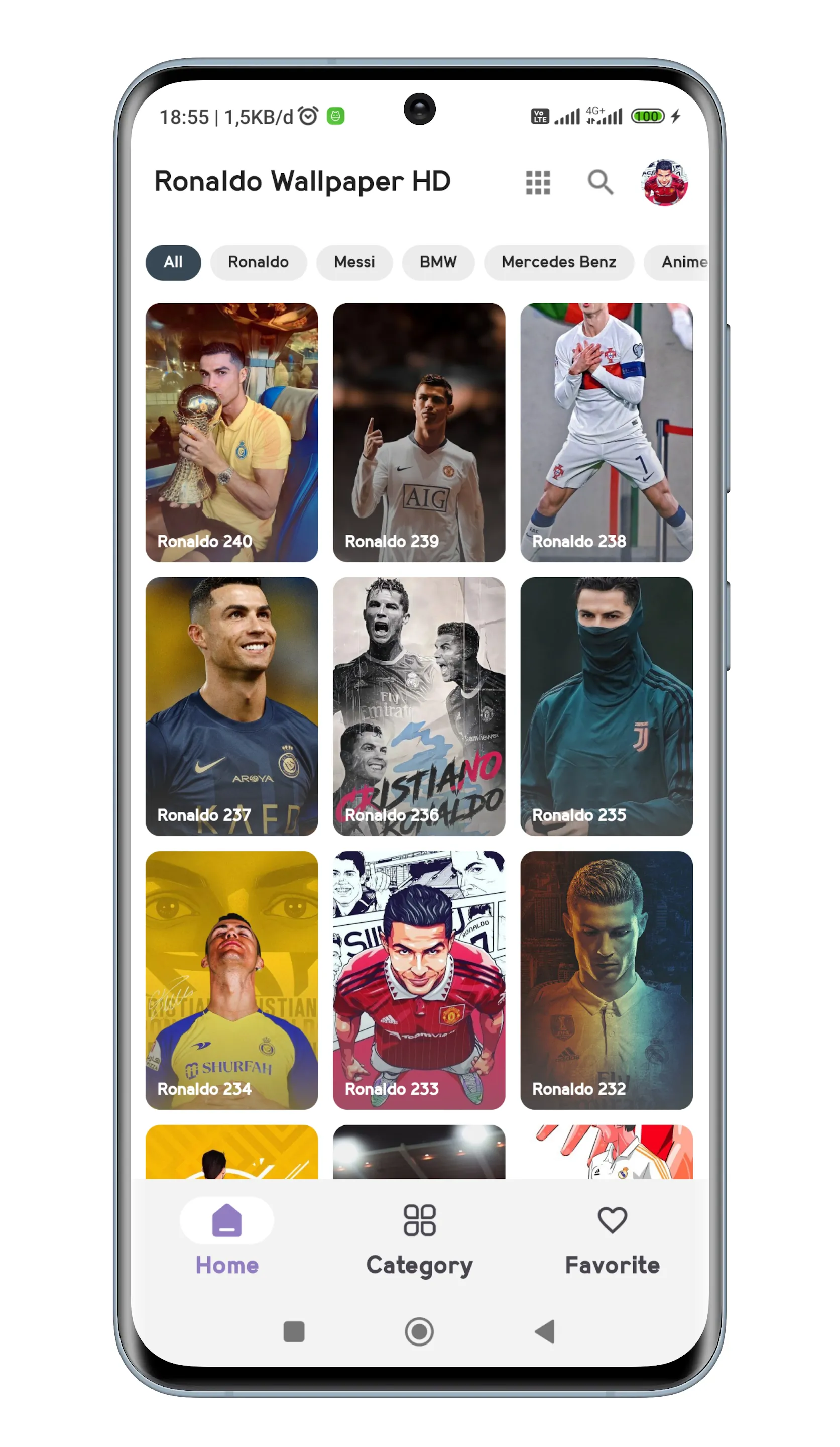 Ronaldo Wallpaper HD | Indus Appstore | Screenshot