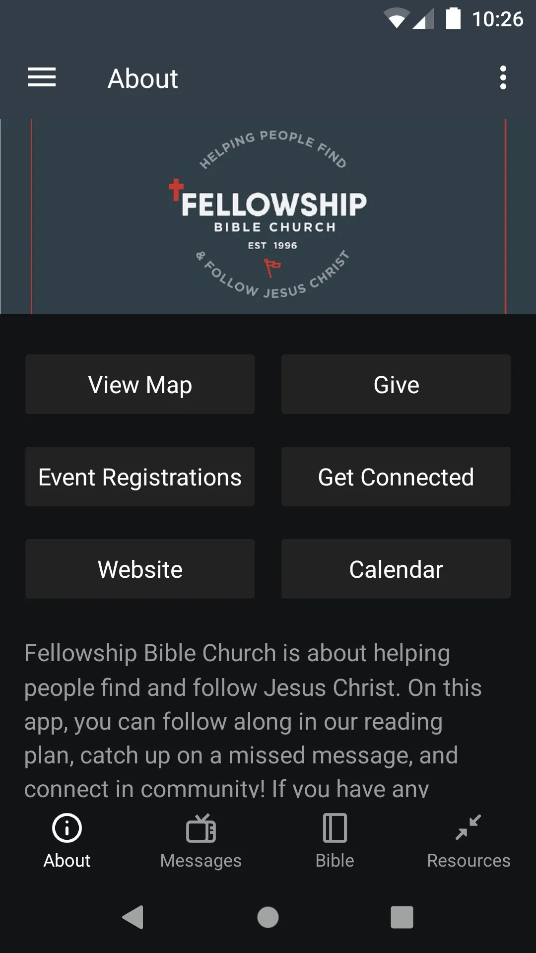 Fellowship Bible Church Topeka | Indus Appstore | Screenshot