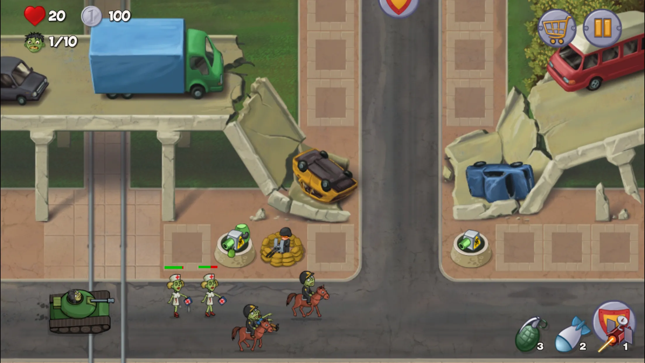 Zombie Town Survival Defense | Indus Appstore | Screenshot