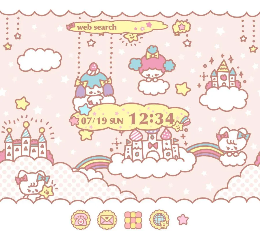 PinkTheme-Castles in theClouds | Indus Appstore | Screenshot