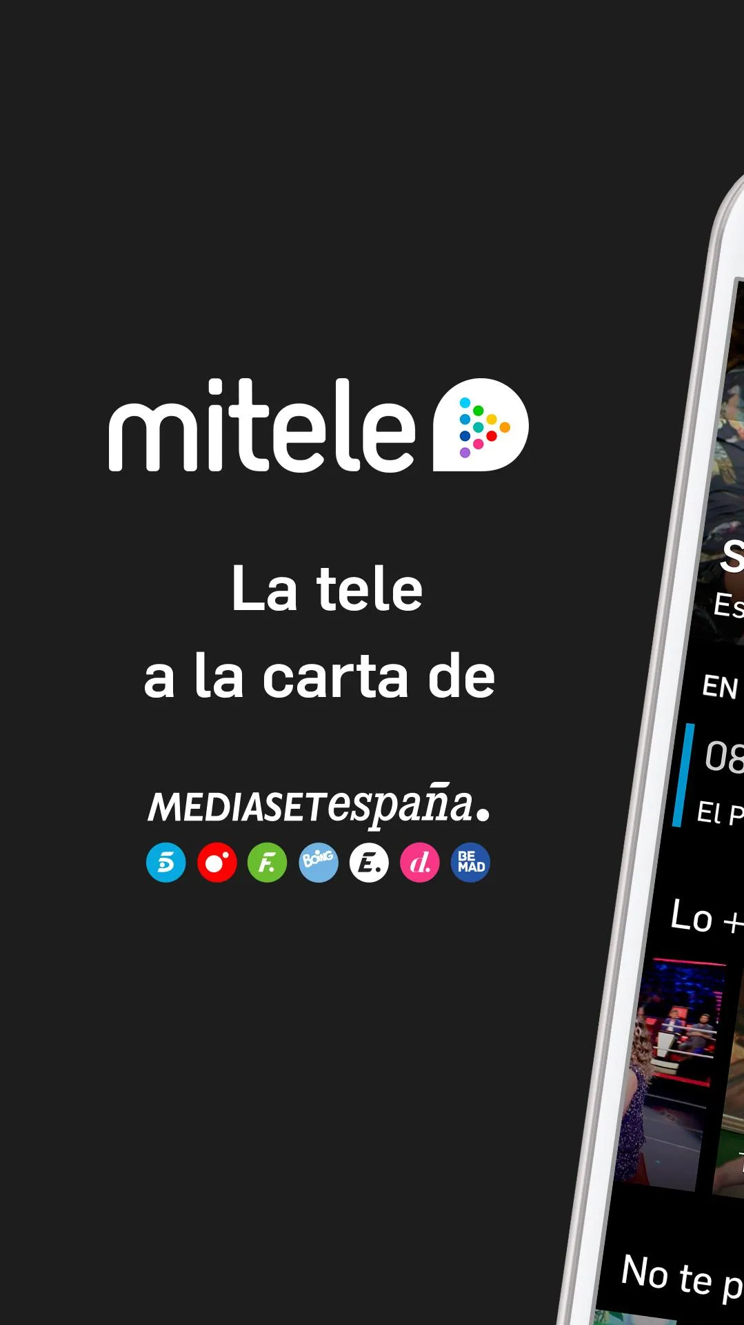 Mitele - Mediaset Spain VOD TV | Indus Appstore | Screenshot