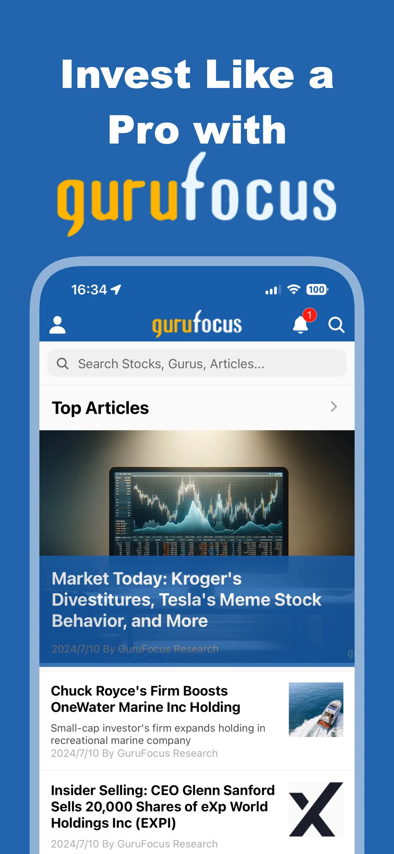 GuruFocus | Indus Appstore | Screenshot