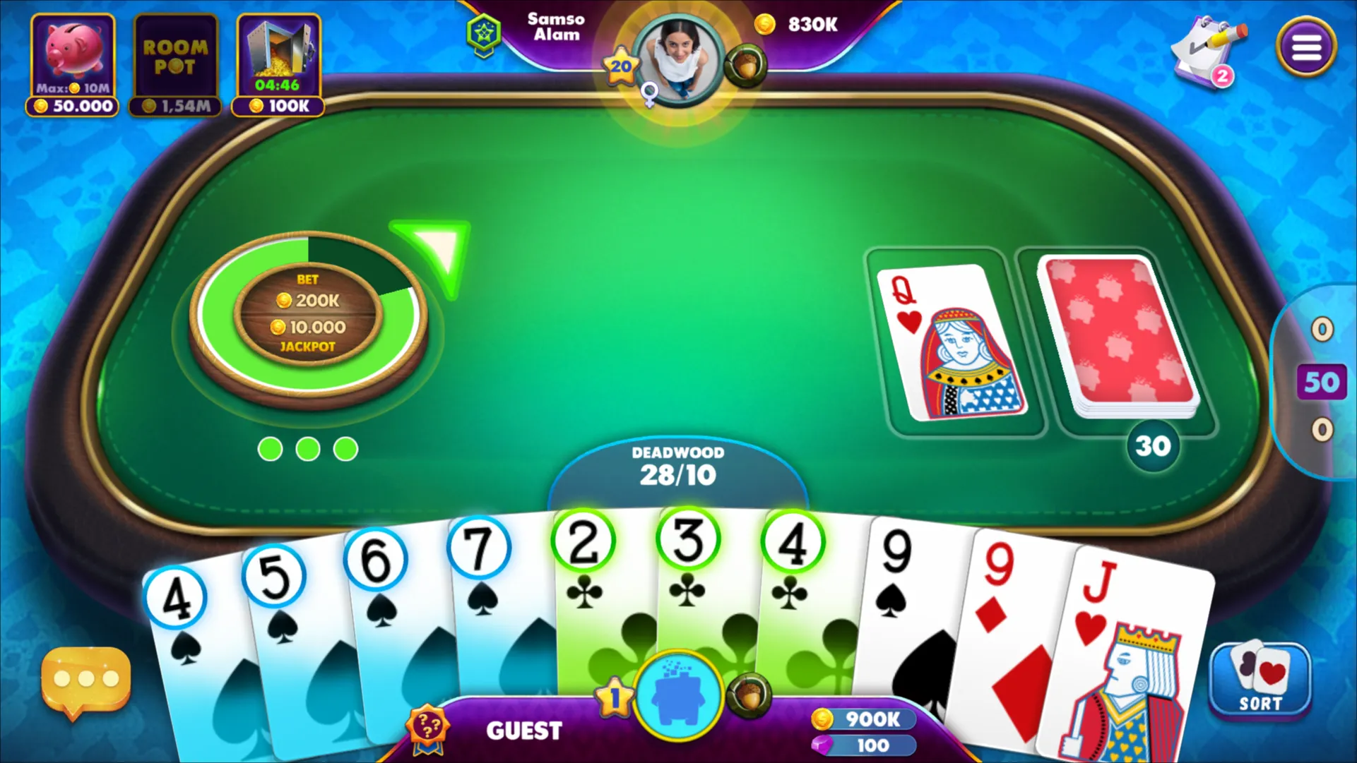 Gin Rummy Elite: Online Game | Indus Appstore | Screenshot