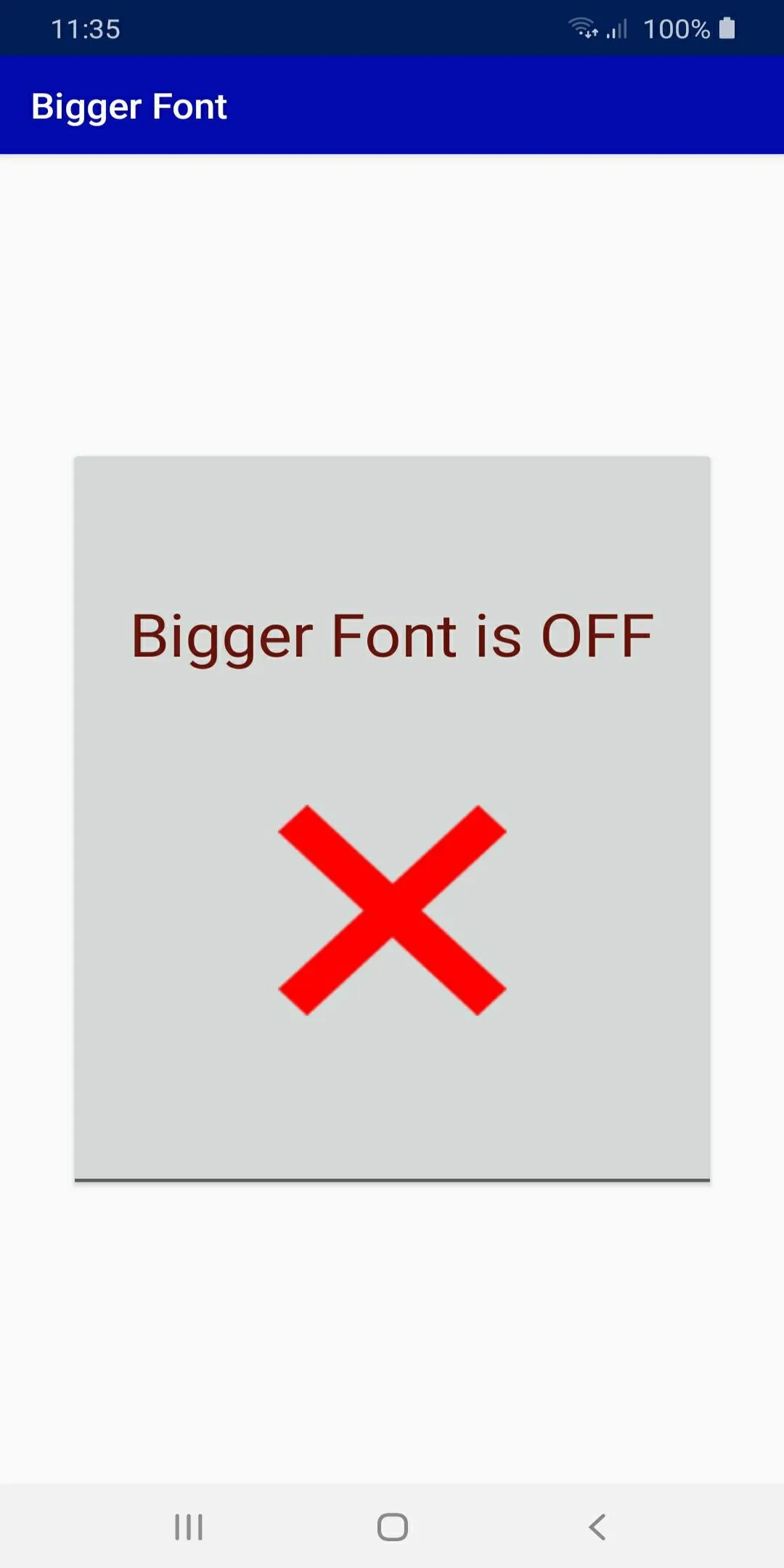 Bigger Font | Indus Appstore | Screenshot