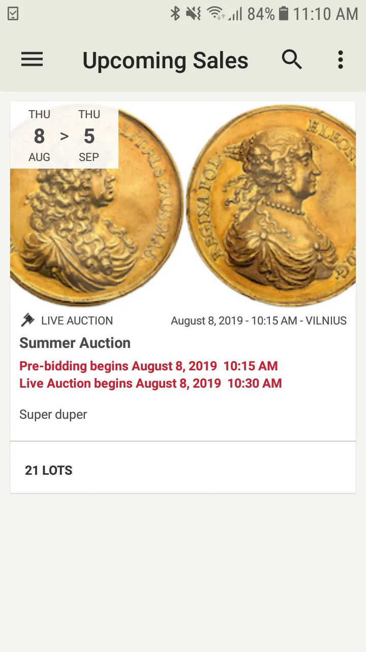 Numisbalt | Indus Appstore | Screenshot