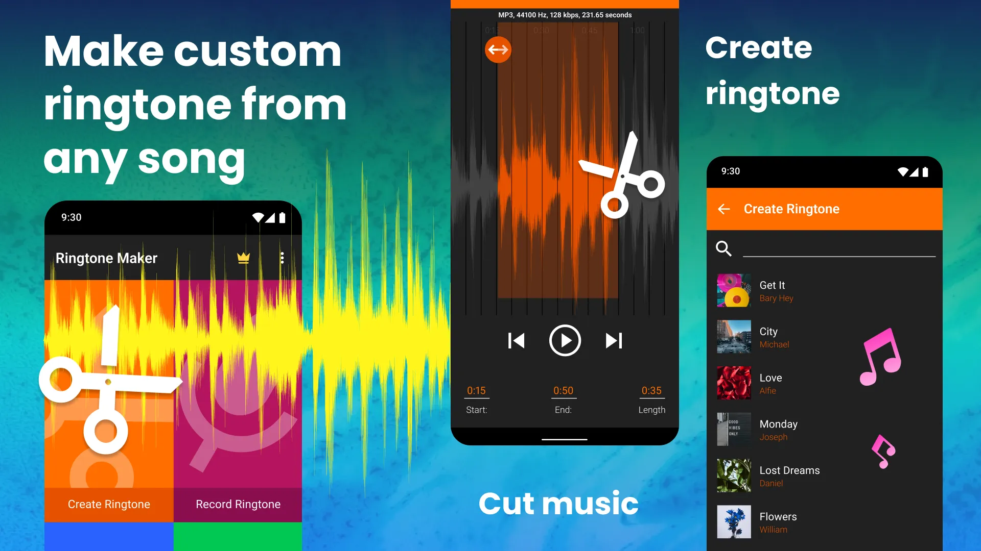 Ringtone Maker and MP3 Editor | Indus Appstore | Screenshot