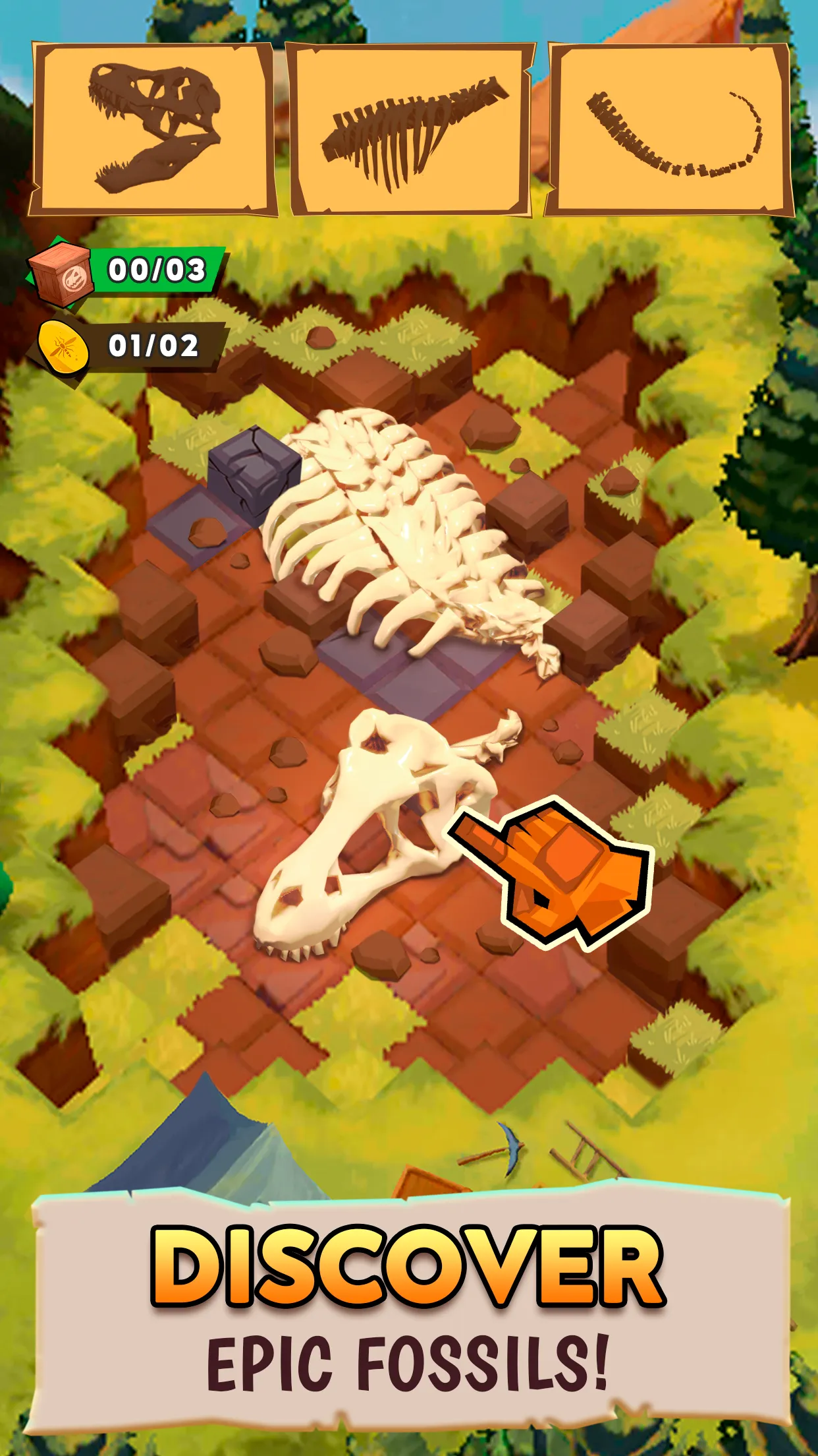 Dino Quest 2: Dinosaur Fossil | Indus Appstore | Screenshot