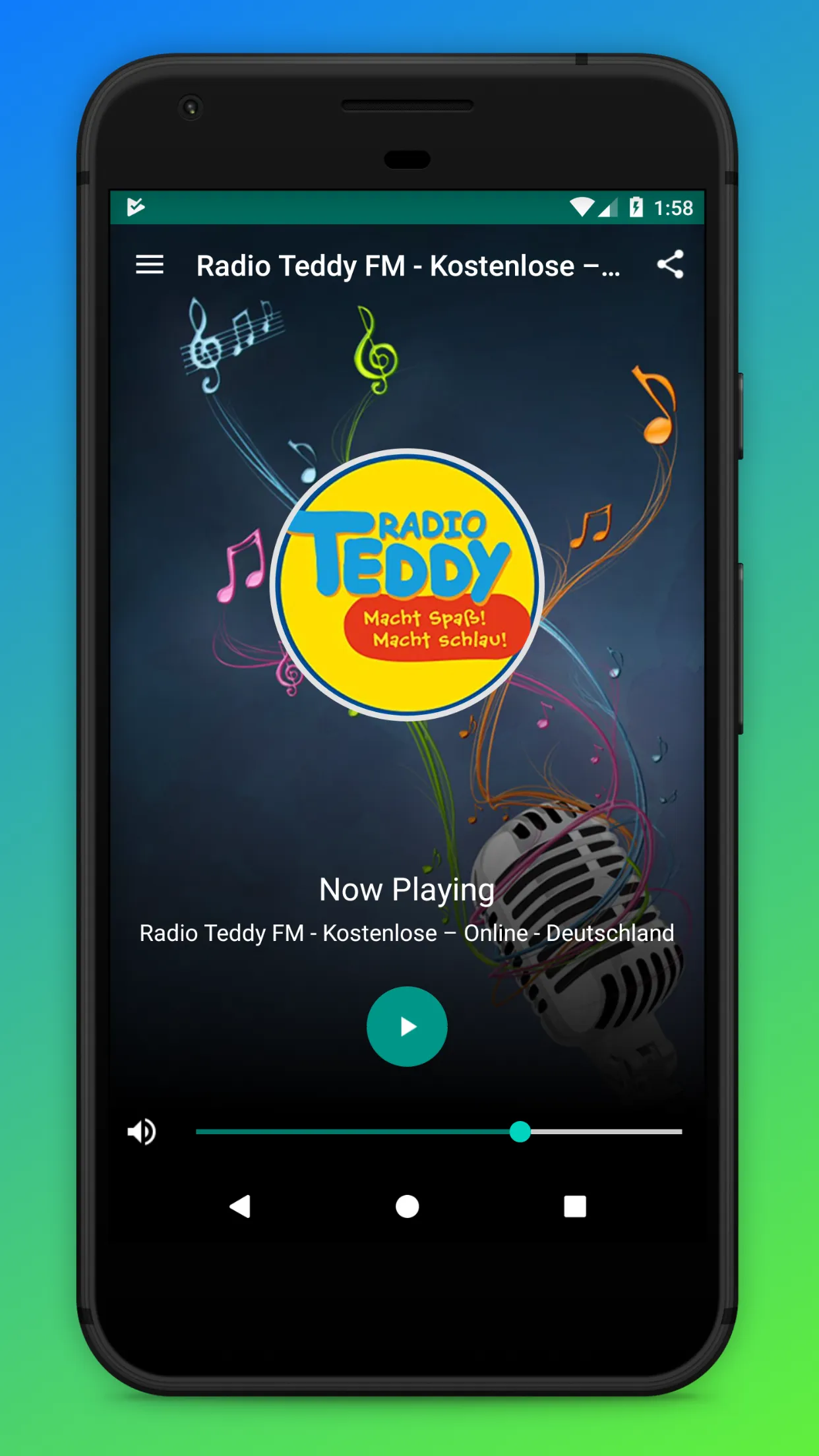 Radio Teddy App Deutschland | Indus Appstore | Screenshot