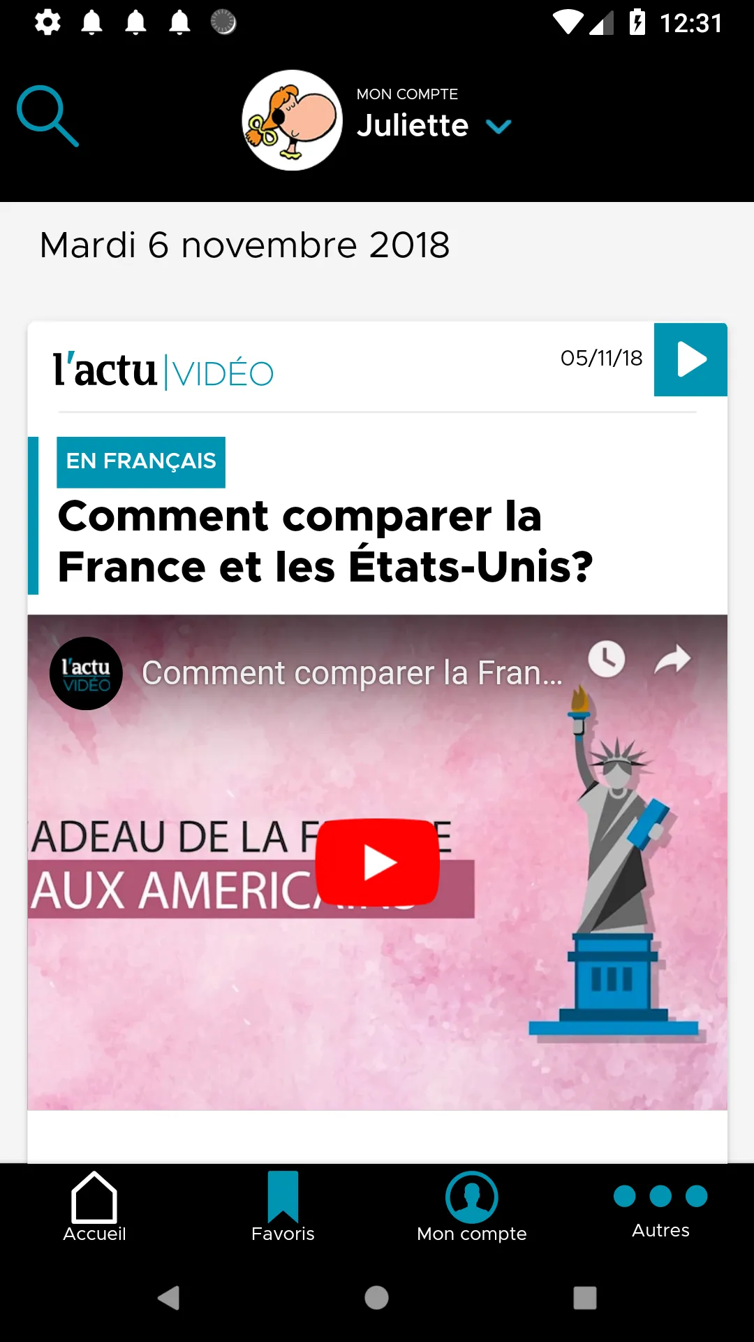 L'ACTU Vidéo | Indus Appstore | Screenshot