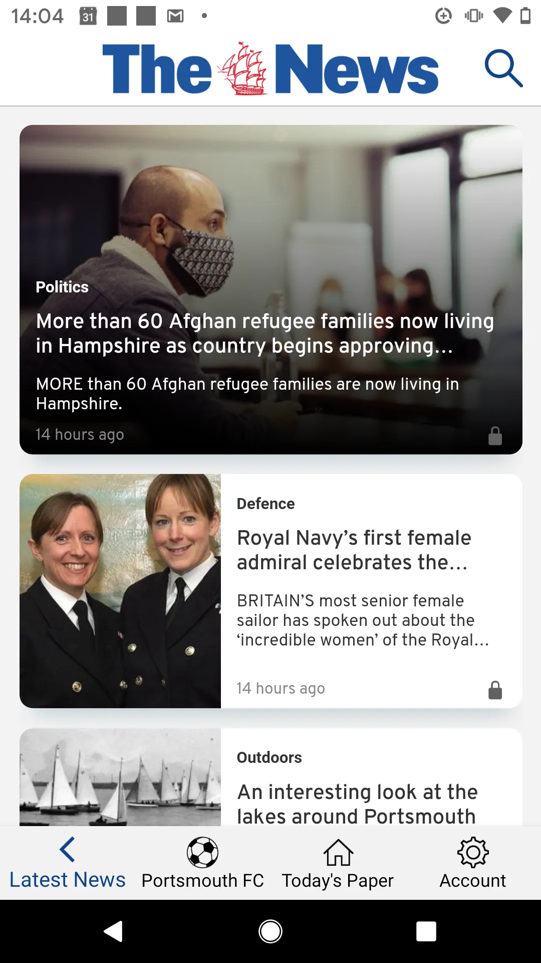 The Portsmouth News Newspaper | Indus Appstore | Screenshot