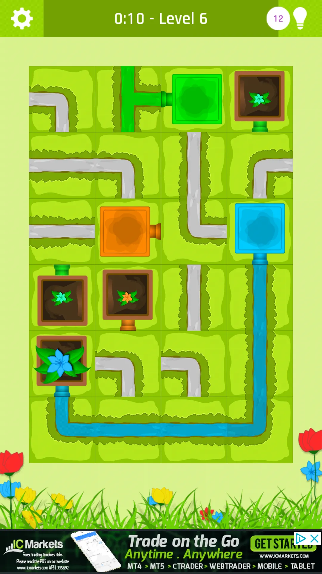 Splash of Plants pipeline game | Indus Appstore | Screenshot