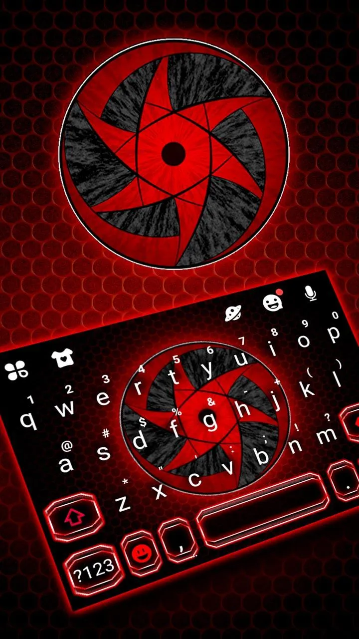 Cool Red Sharingan Keyboard Th | Indus Appstore | Screenshot