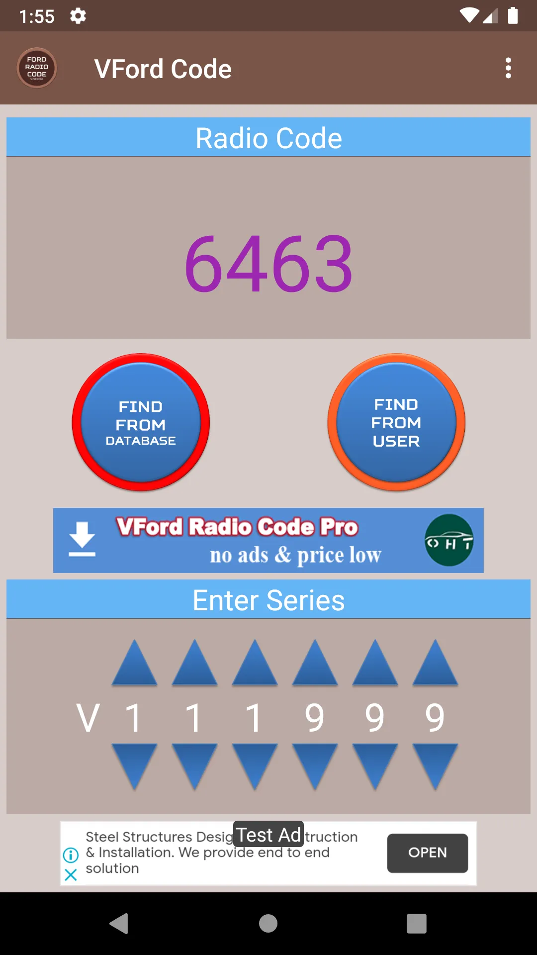 VFord Radio Security Code | Indus Appstore | Screenshot