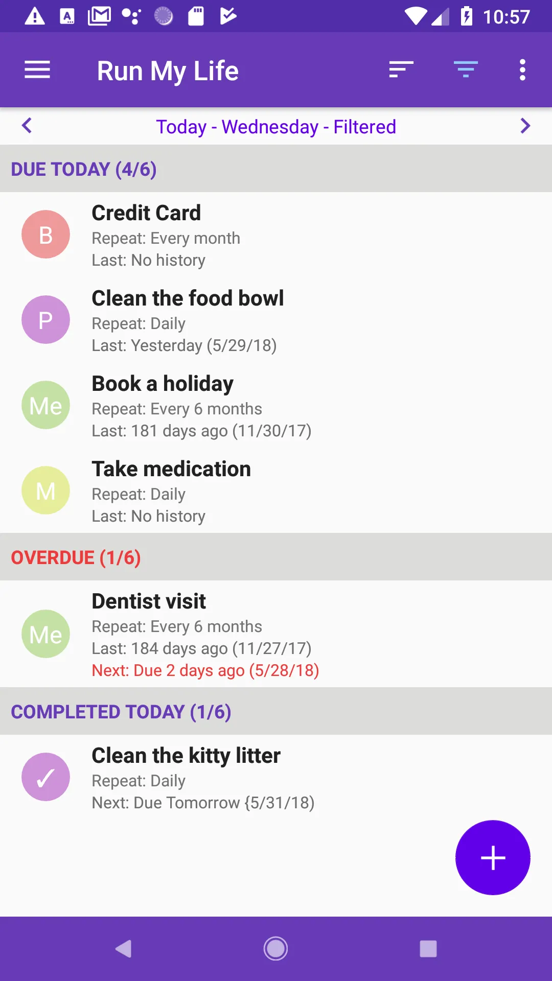 Run My Life - To Do List | Indus Appstore | Screenshot