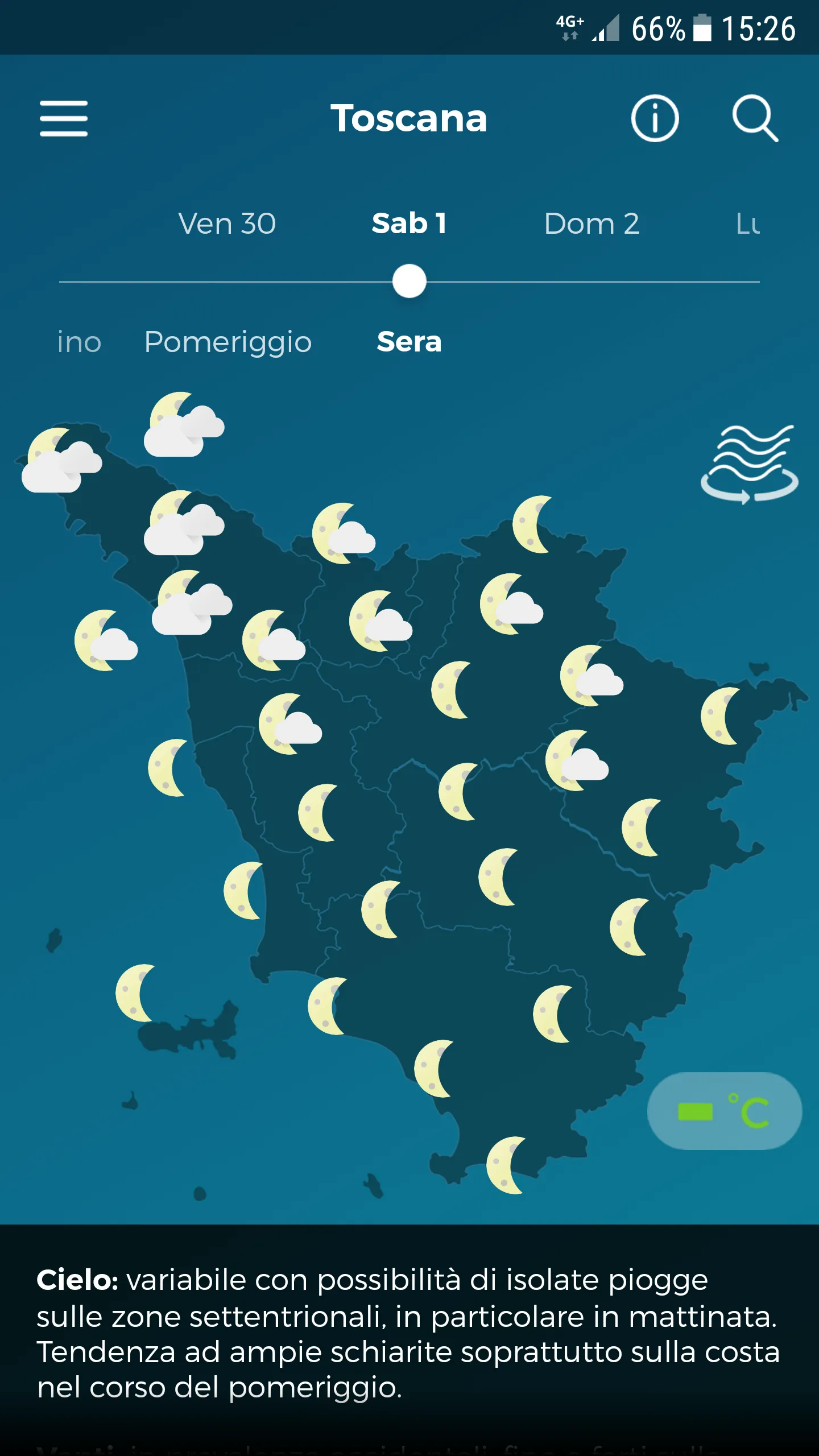 LaMMA Meteo | Indus Appstore | Screenshot