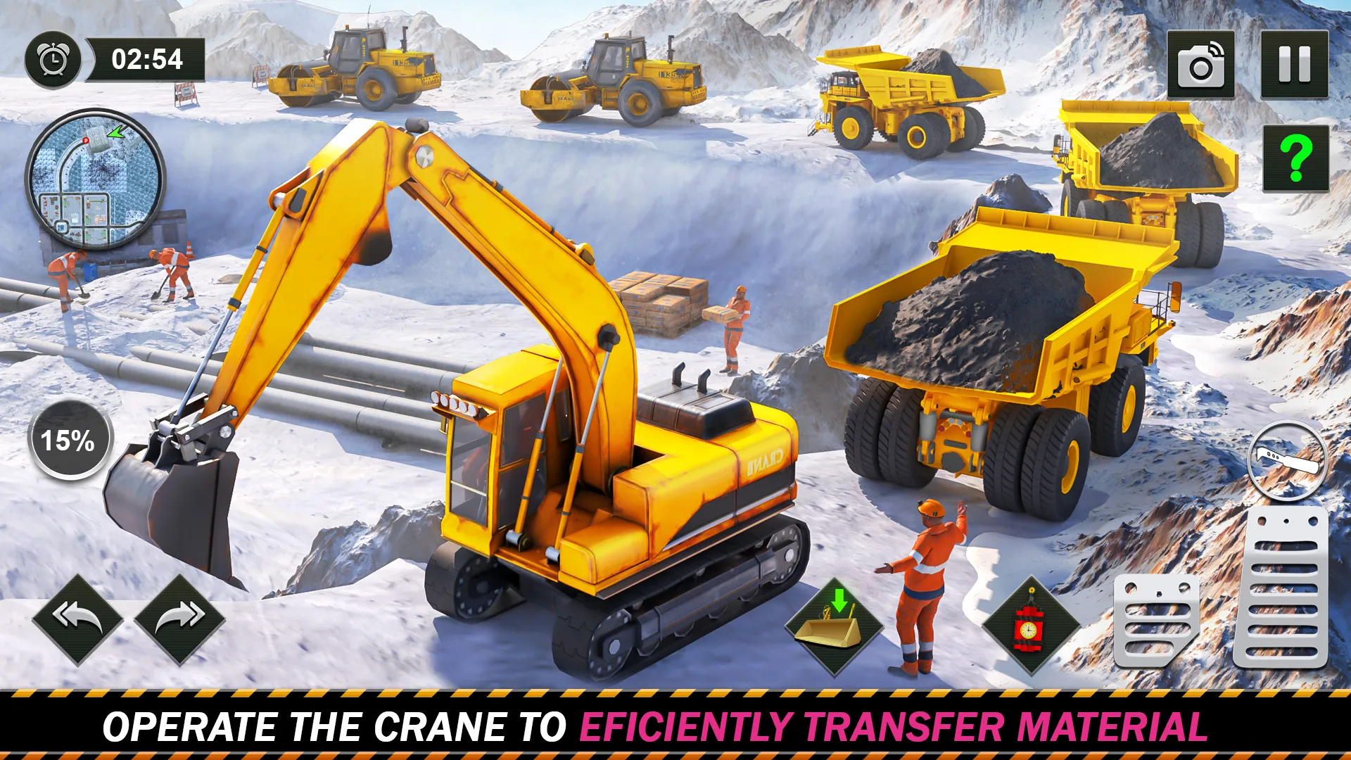 Snow Offroad Construction Game | Indus Appstore | Screenshot
